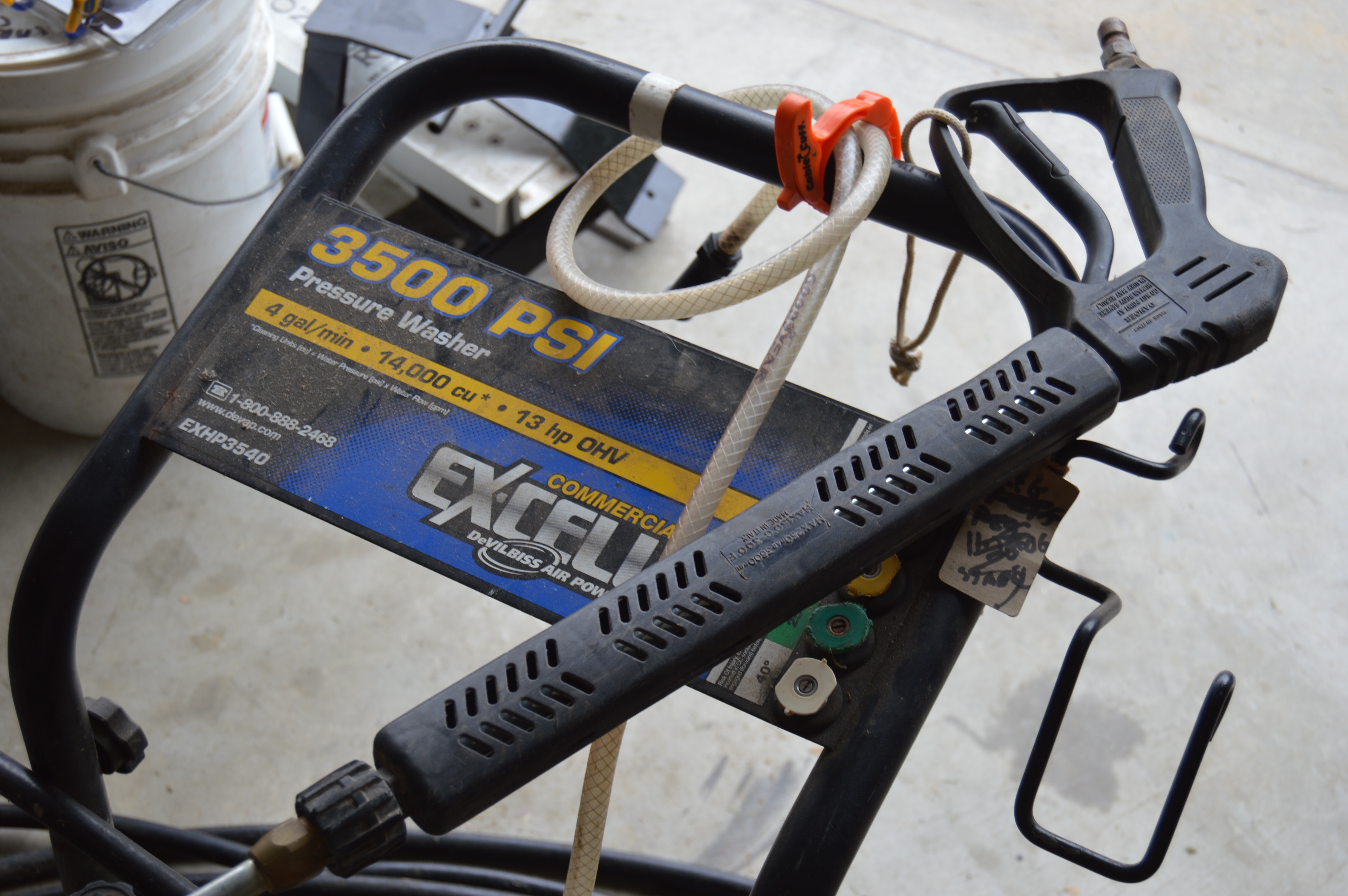 Honda "Excell" 3500 PSI Pressure Washer and Hose