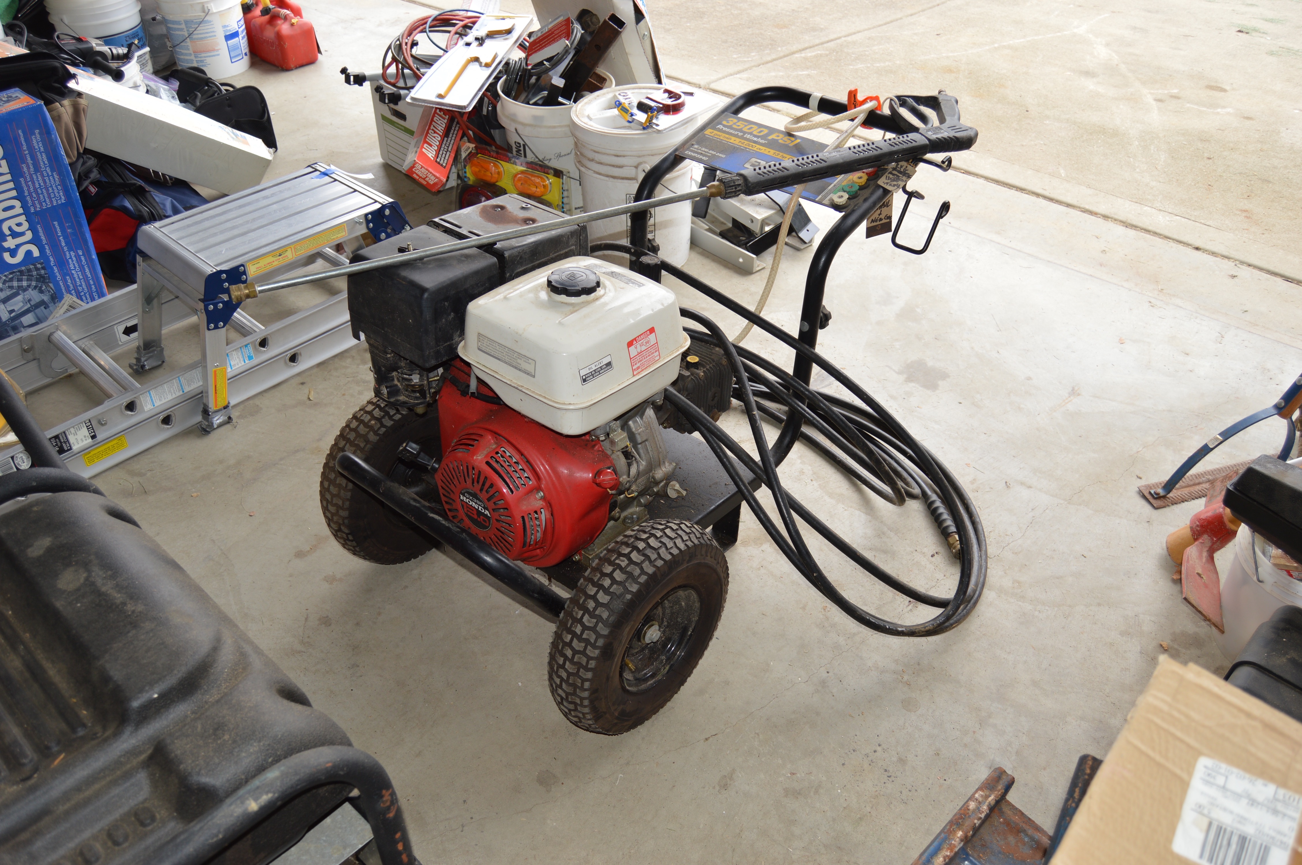 Honda "Excell" 3500 PSI Pressure Washer and Hose