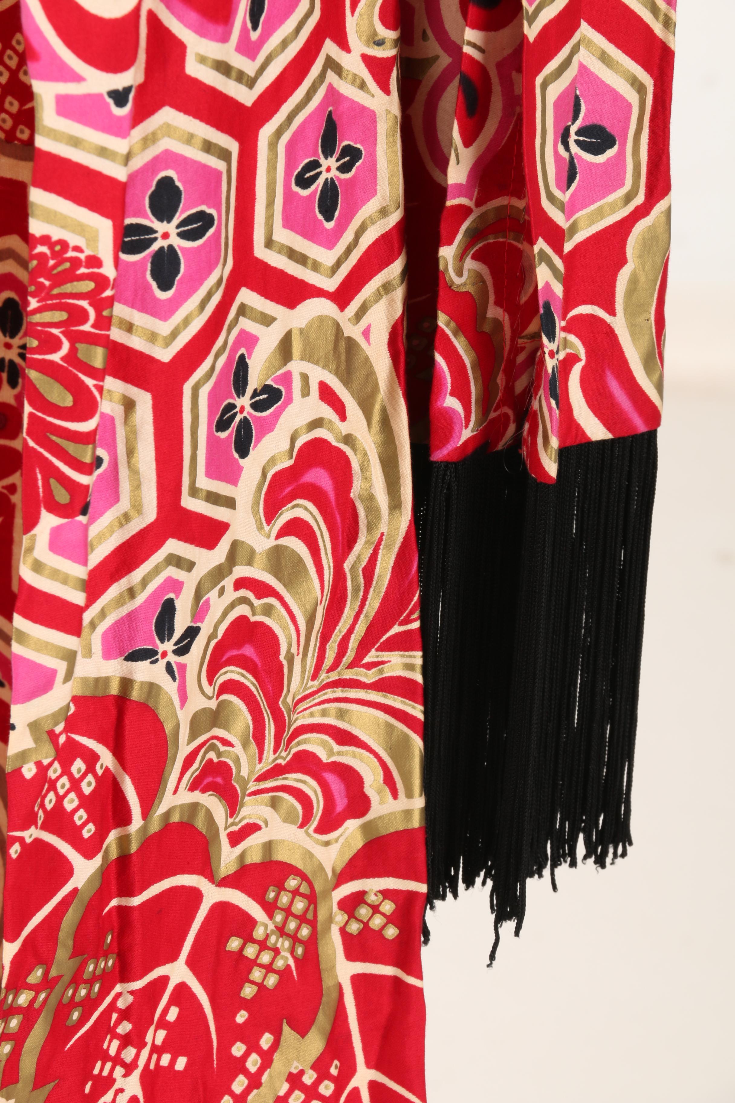 Vintage Alfred Shaheen Print Dress