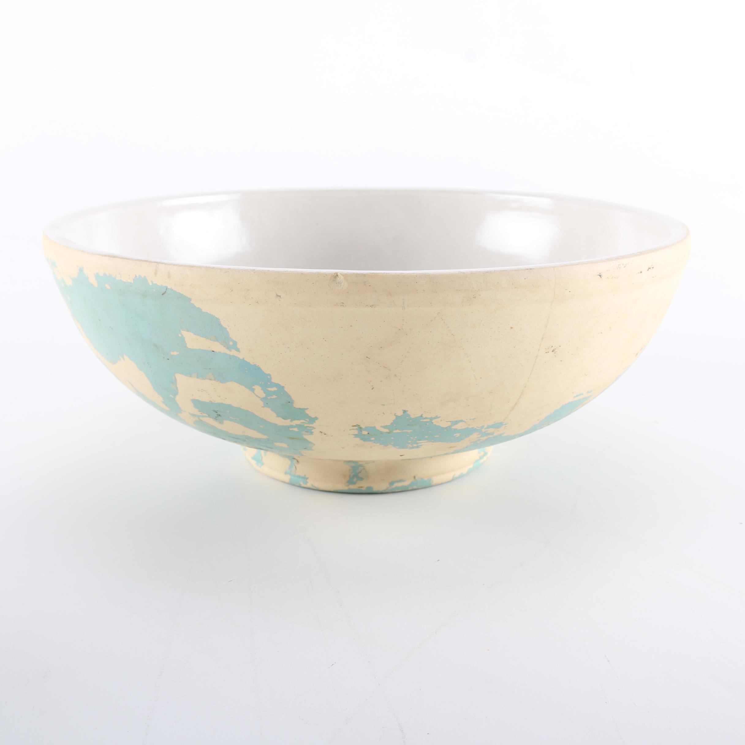 Vintage Pressed Ceramic Bowl