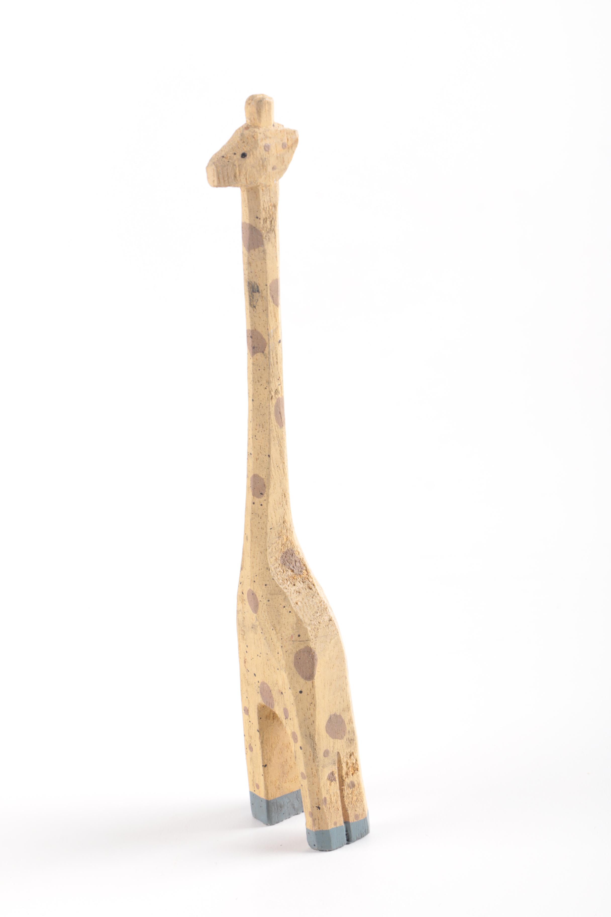 Hand-Carved Wooden Animals