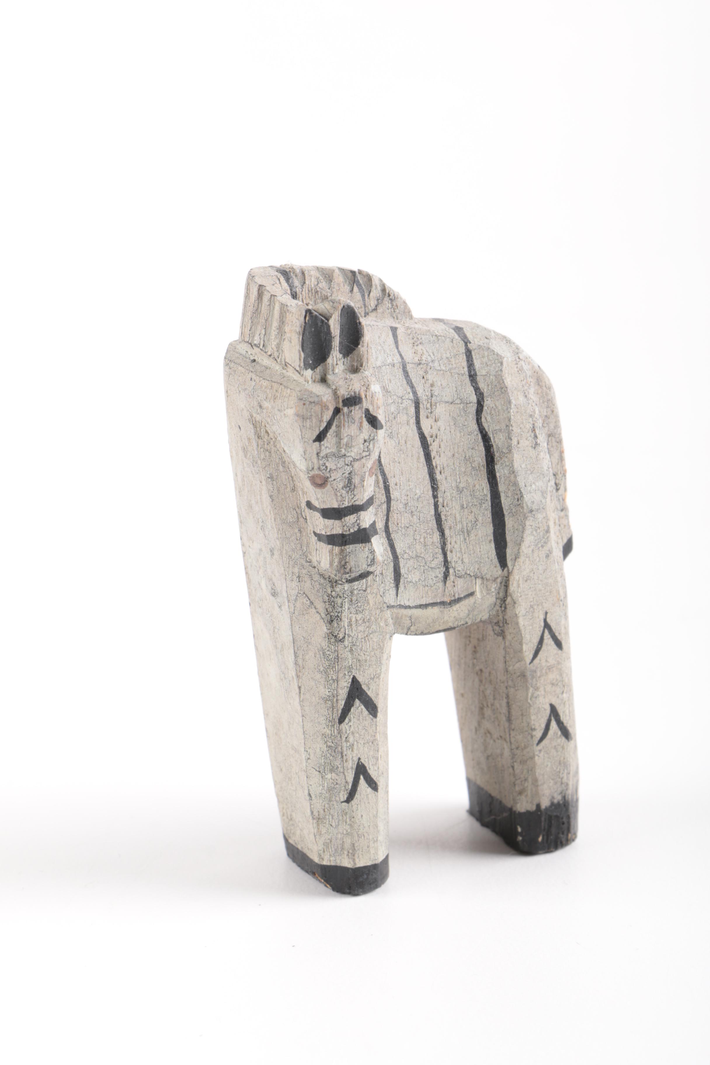 Hand-Carved Wooden Animals