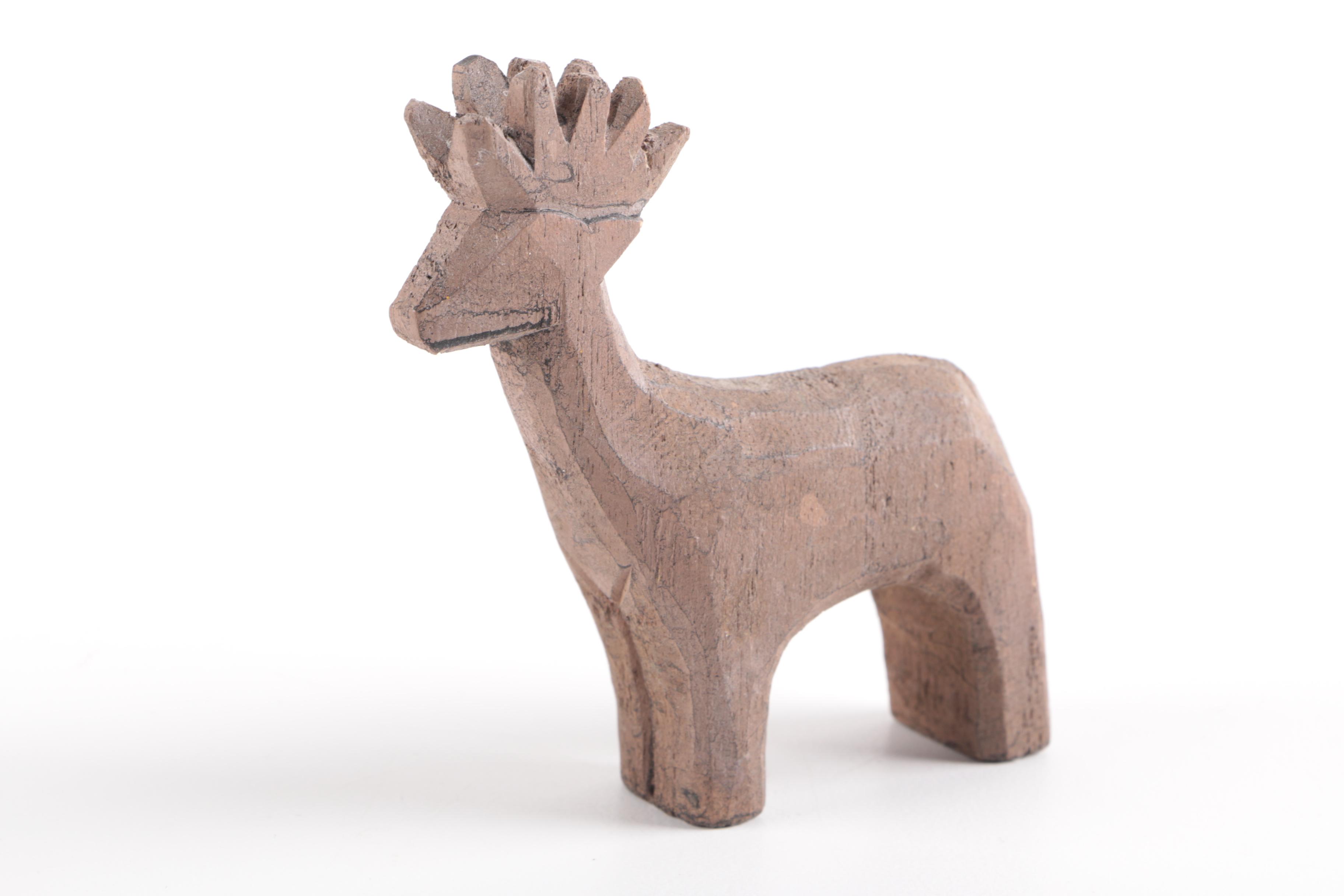 Hand-Carved Wooden Animals