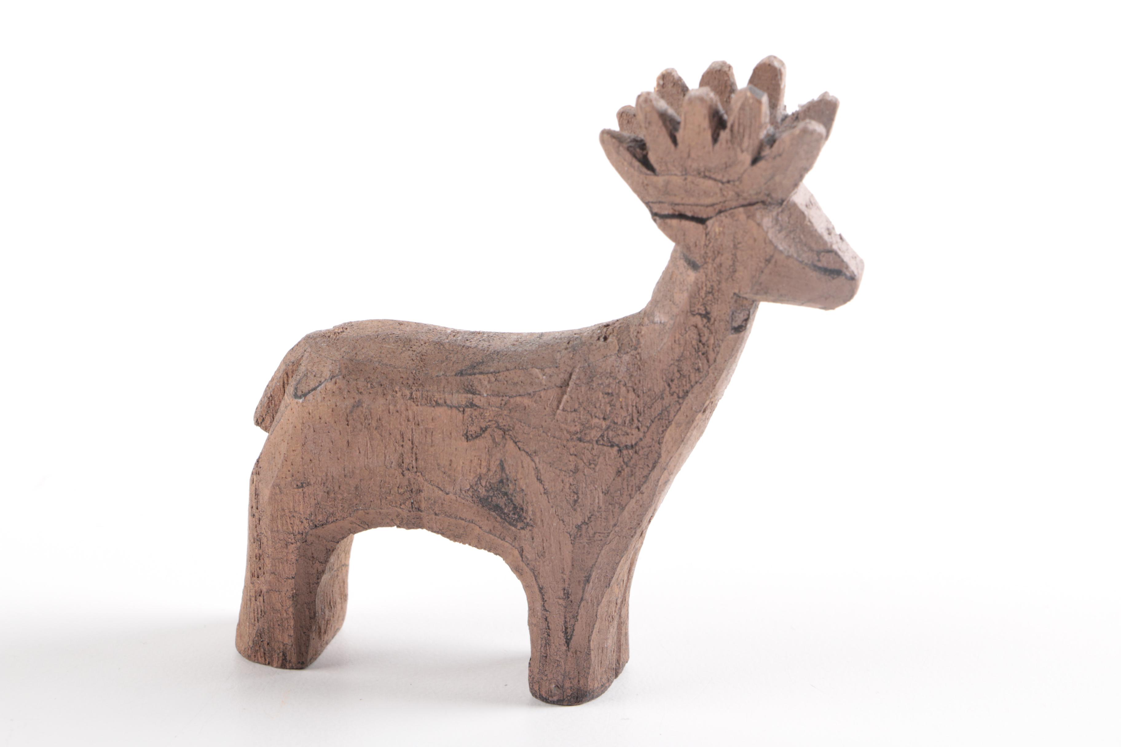 Hand-Carved Wooden Animals