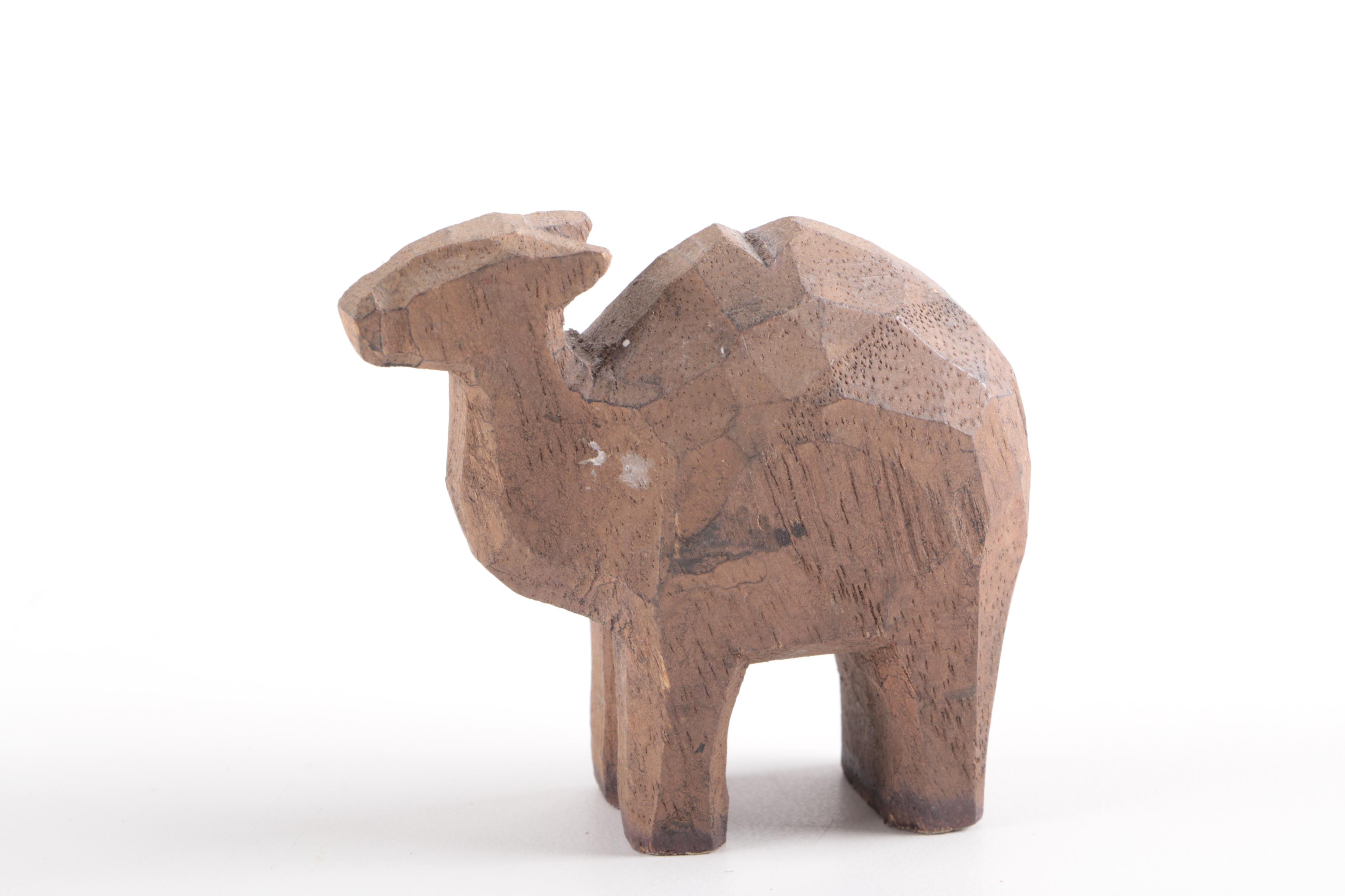 Hand-Carved Wooden Animals