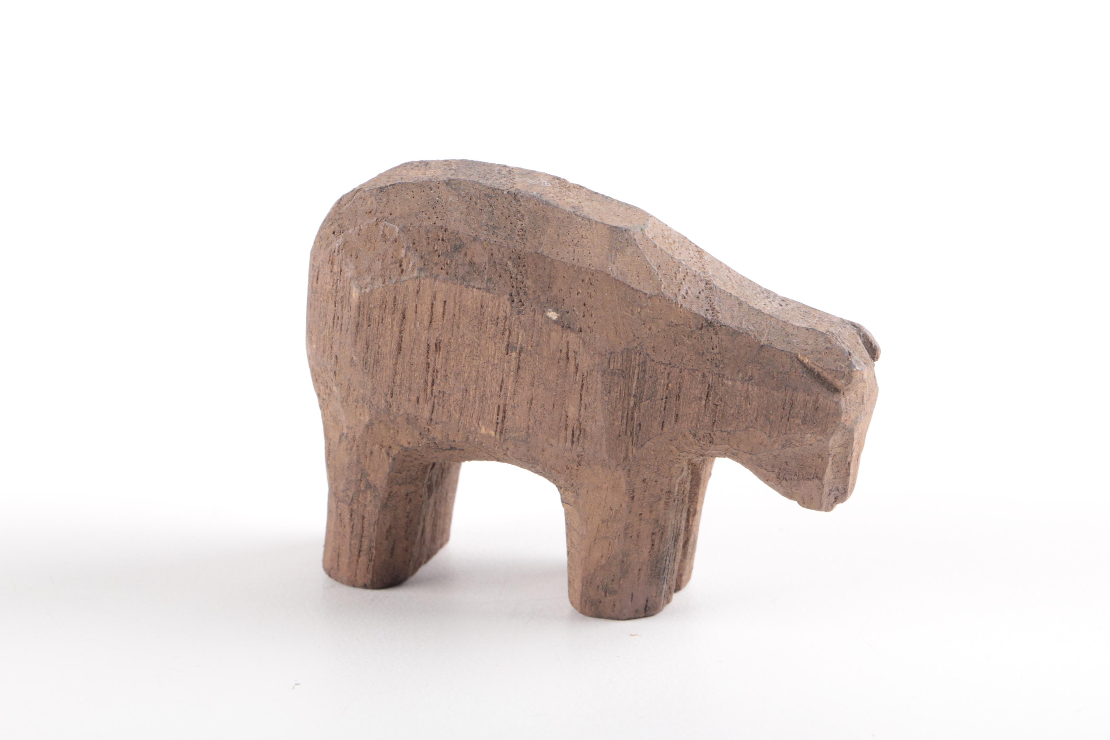 Hand-Carved Wooden Animals