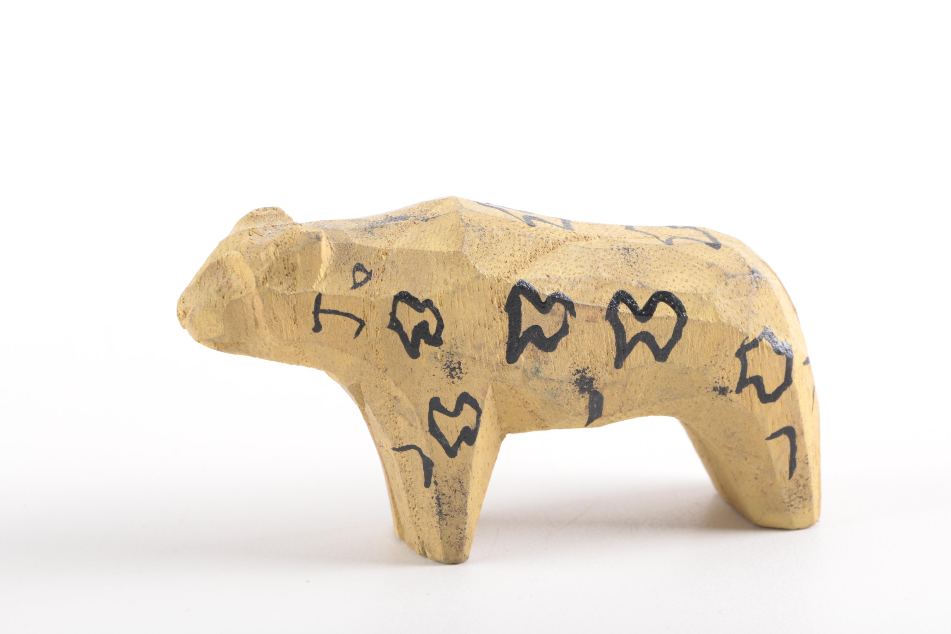 Hand-Carved Wooden Animals