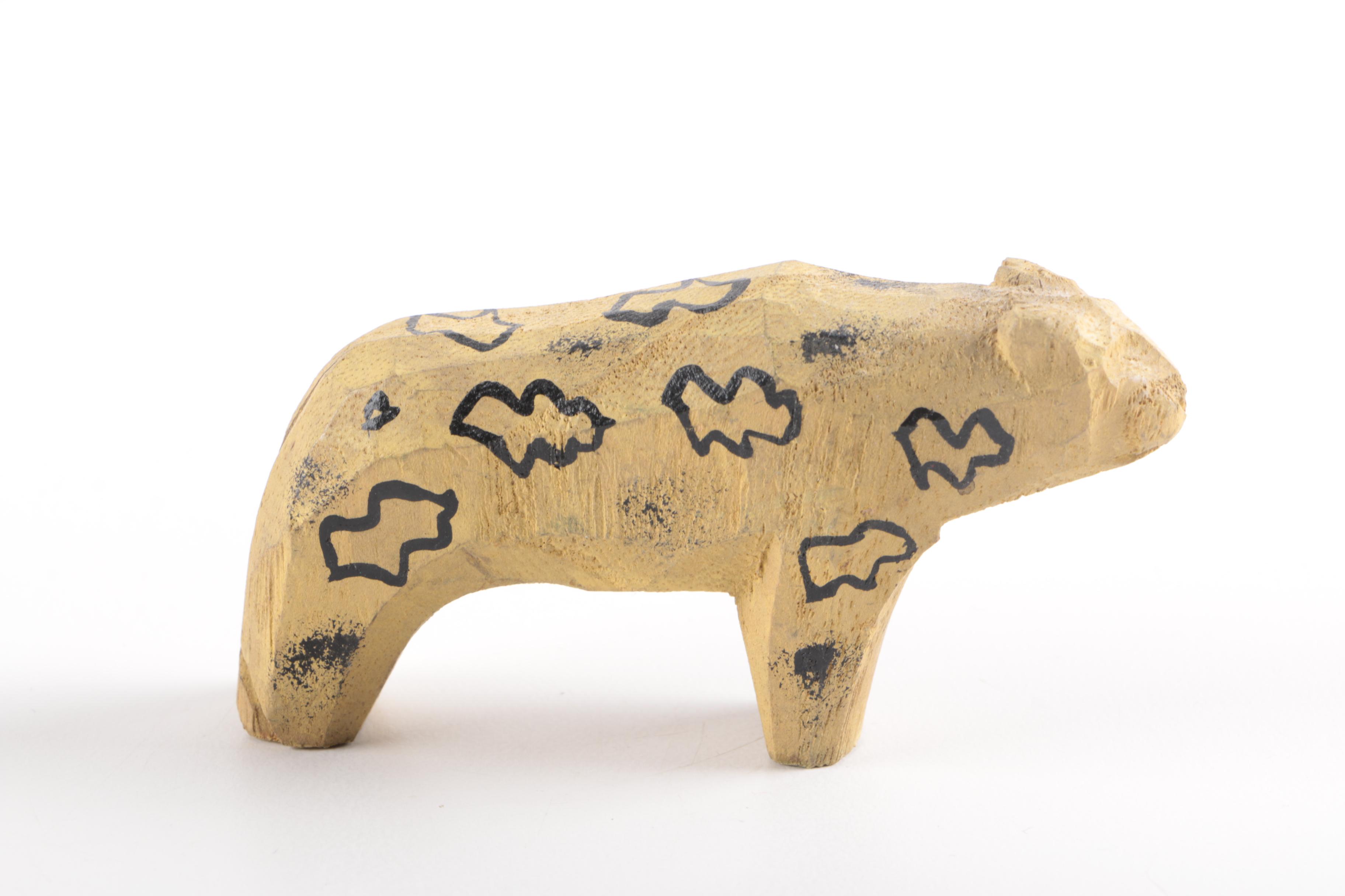 Hand-Carved Wooden Animals