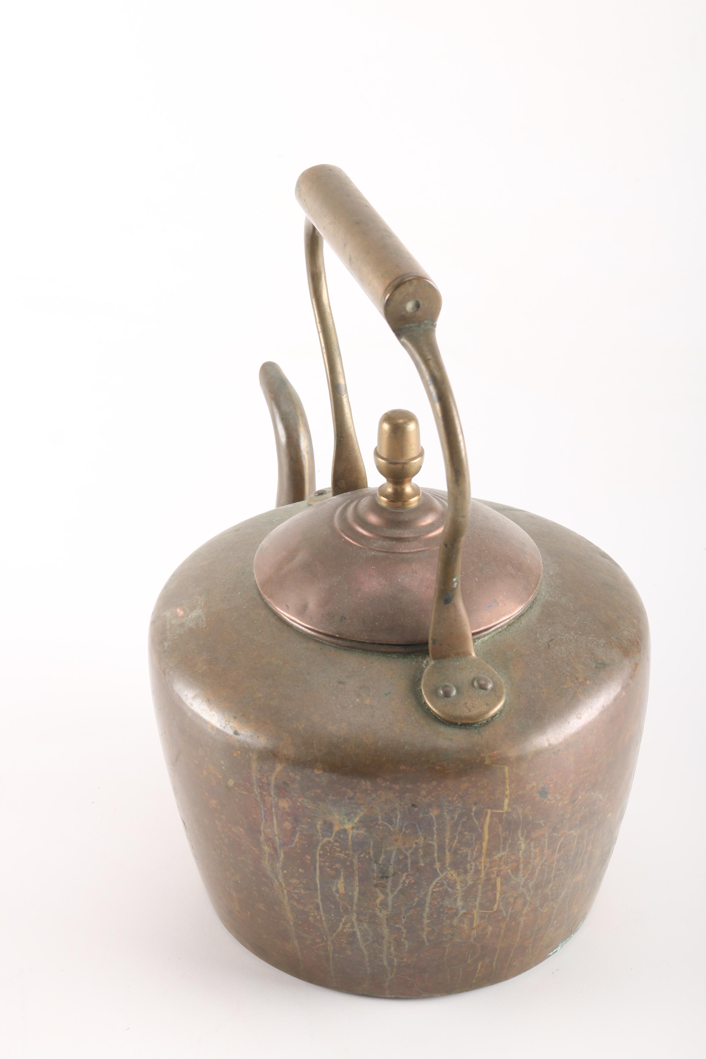 Antique Copper Alloy Teapot