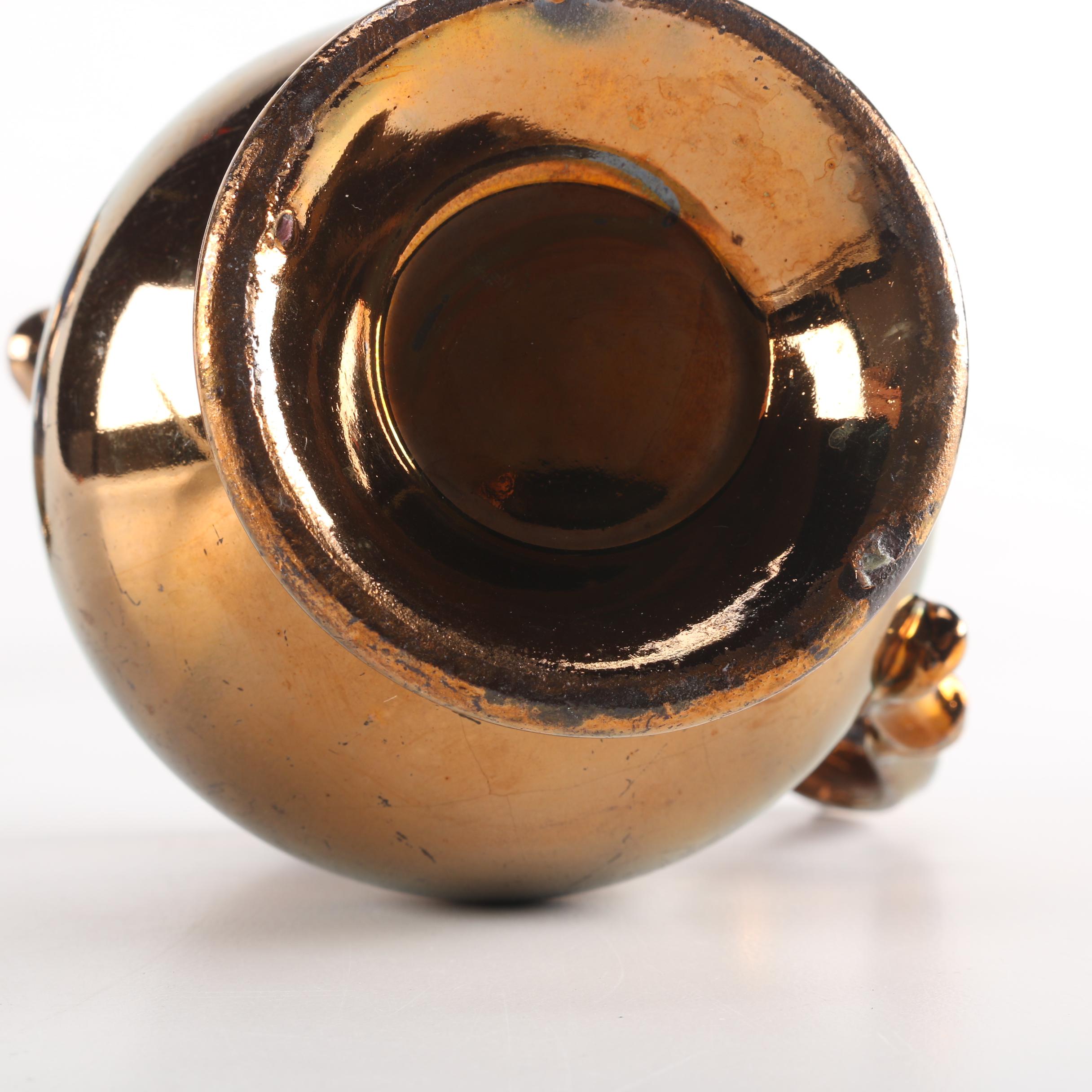 Copper Luster Pitcher Set