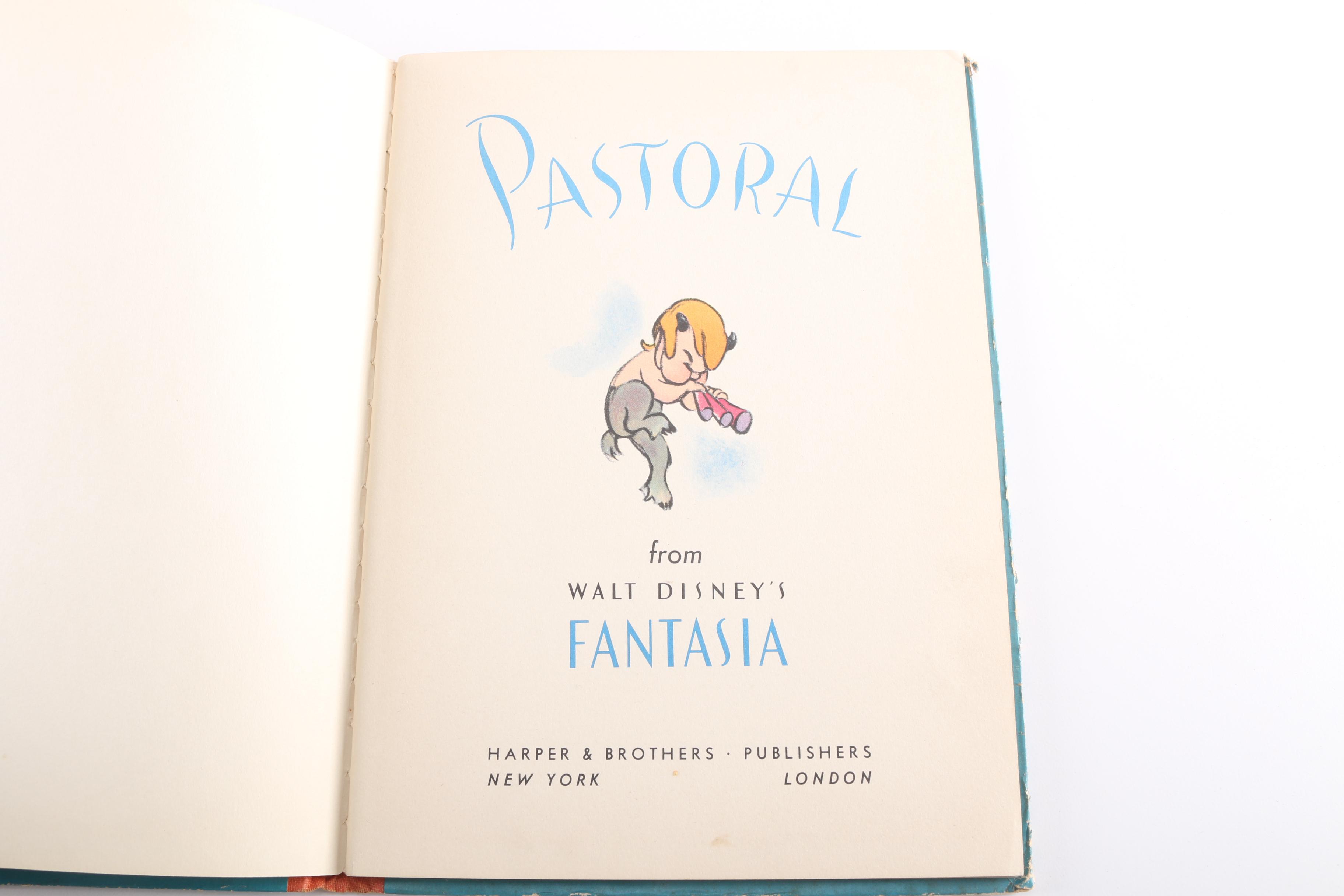1940 First Edition "Pastoral from Fantasia" by Walt Disney