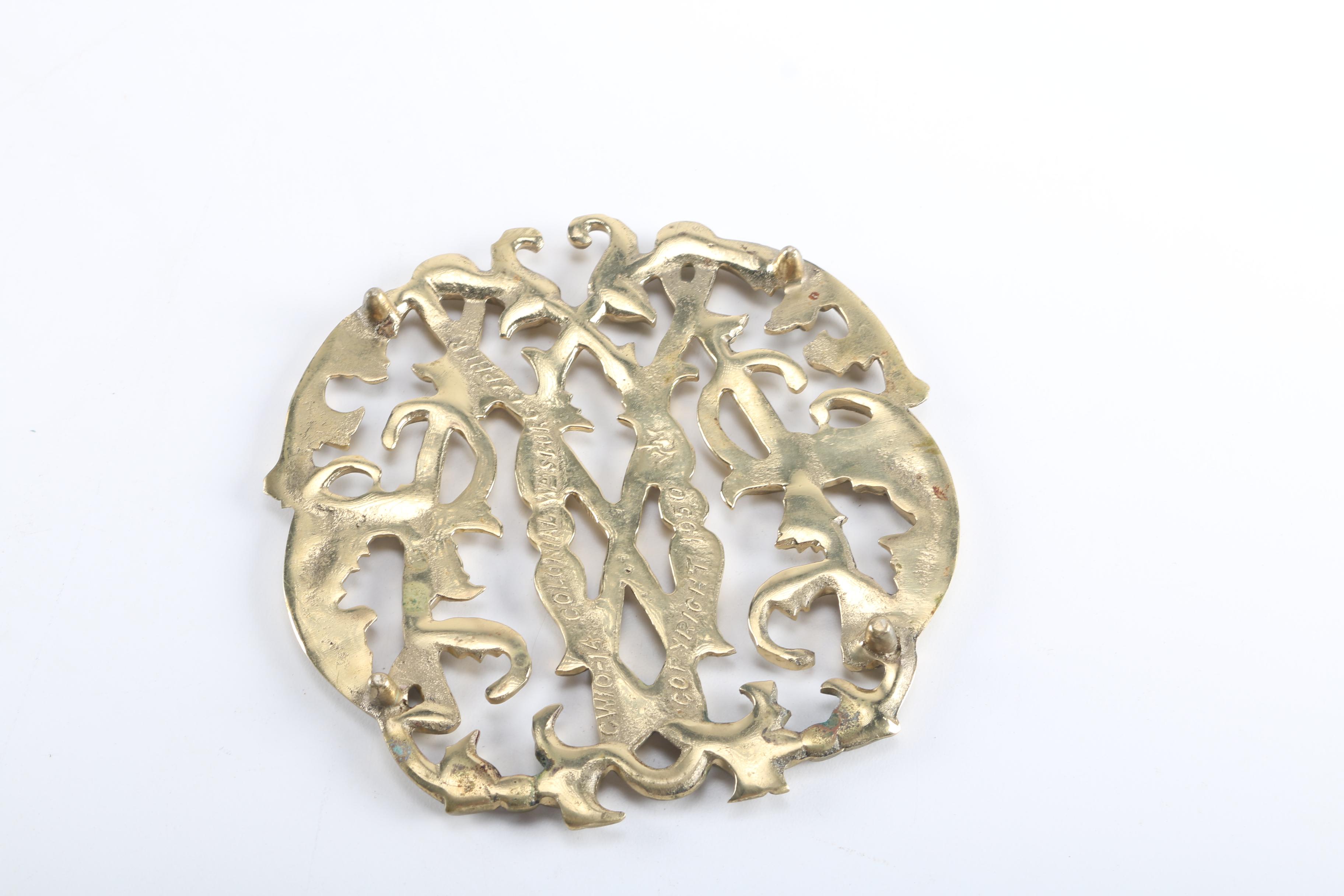 Circa 1950s Colonial Williamsburg Trivet