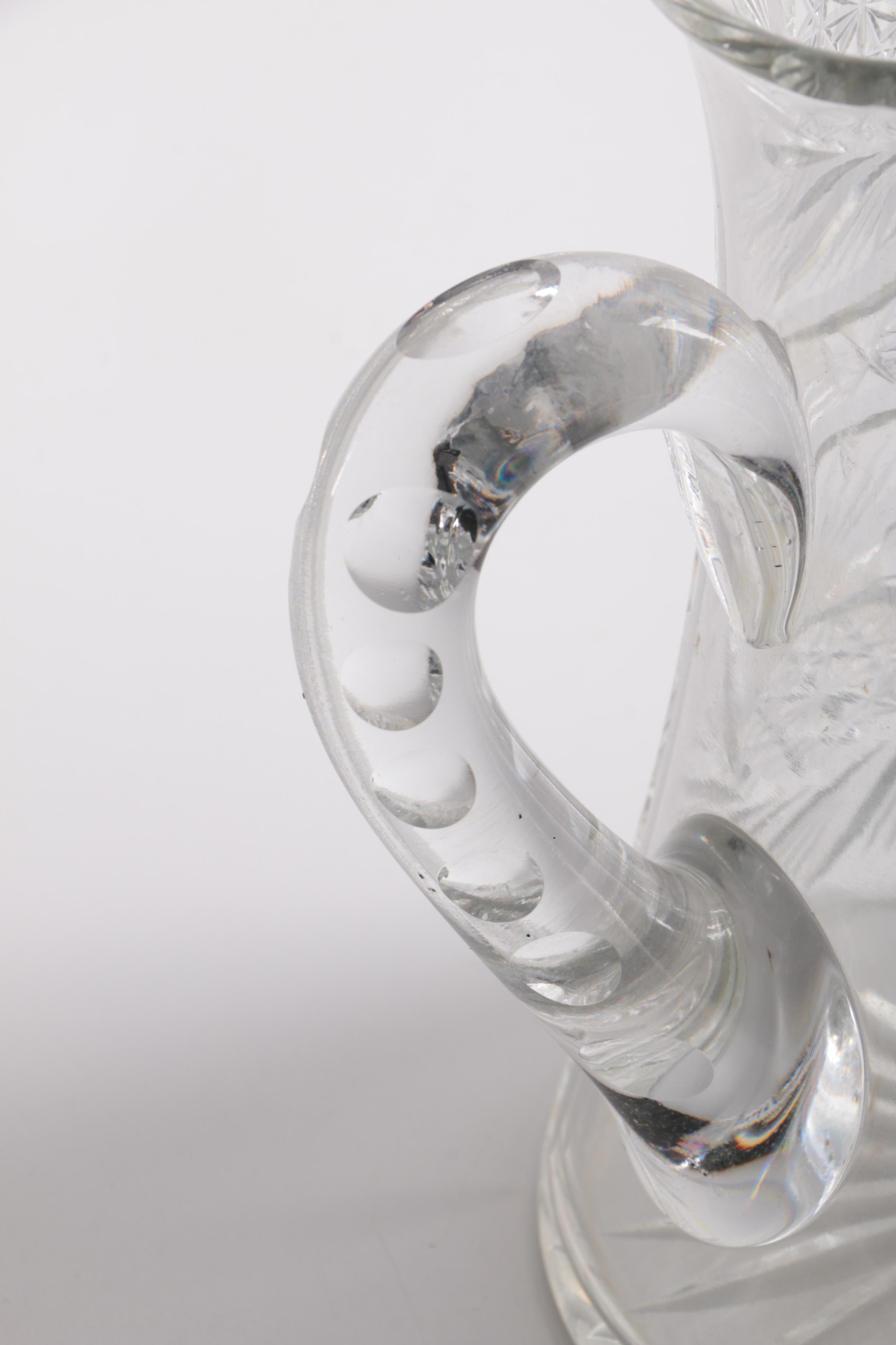 Cut Crystal Pitcher