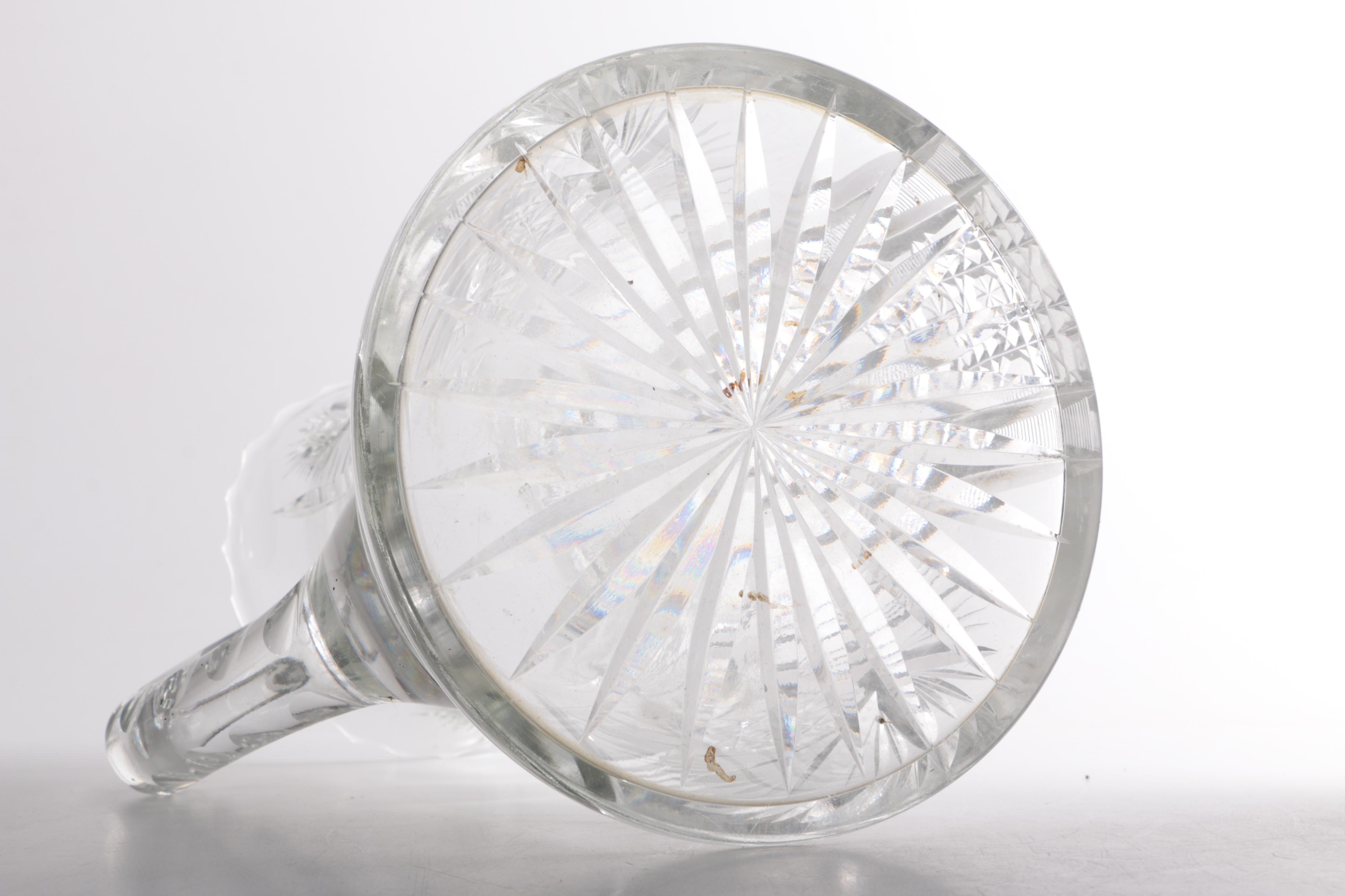 Cut Crystal Pitcher