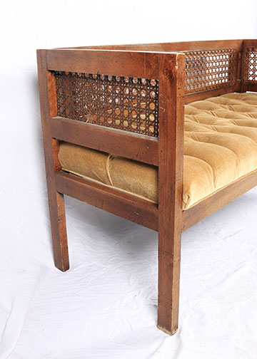 Vintage Cane Back Bench