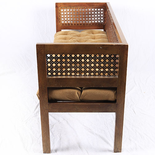 Vintage Cane Back Bench
