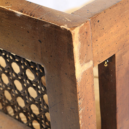 Vintage Cane Back Bench