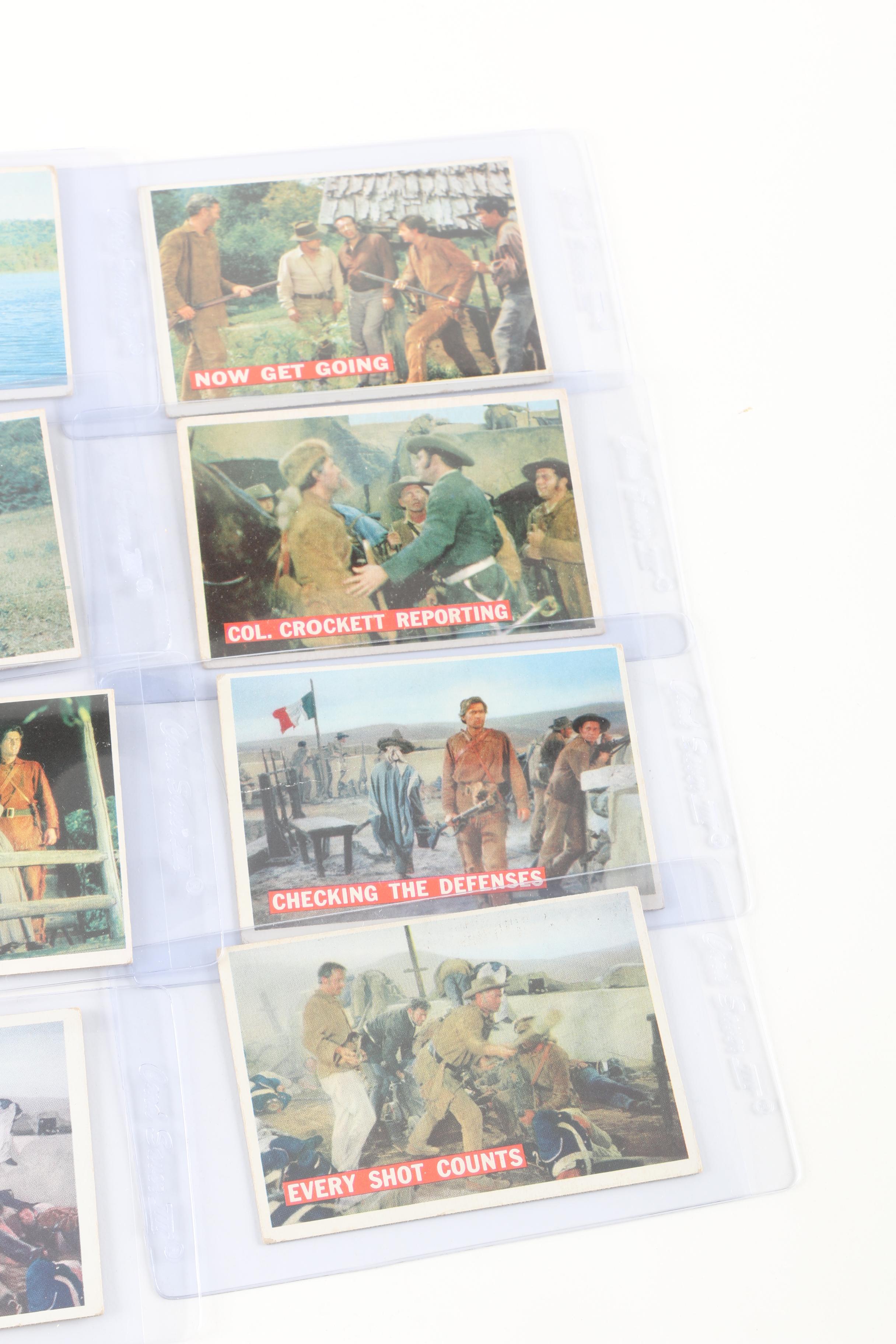 Eleven Walt Disney's "Davy Crockett" Topps Cards Circa 1956