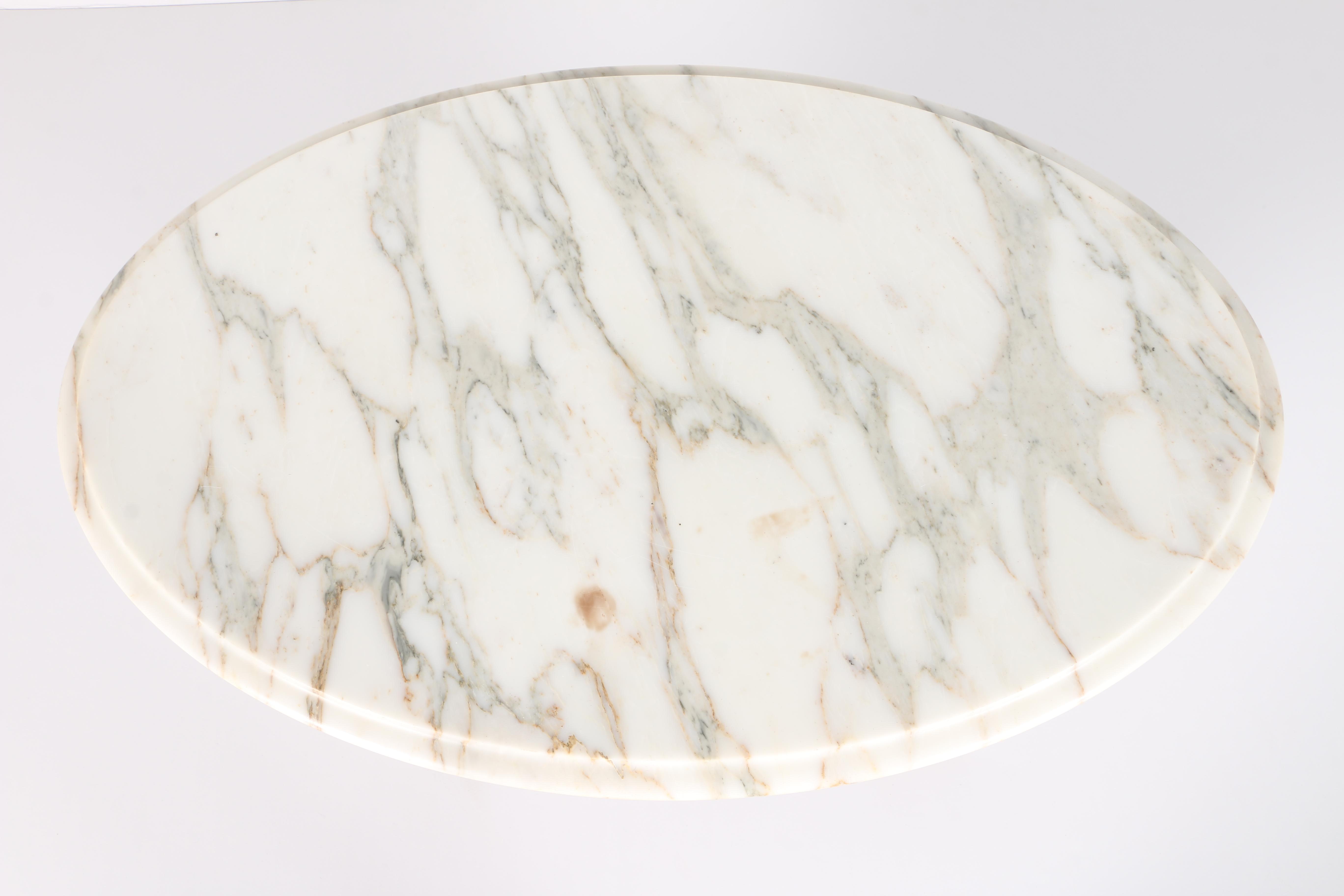 Vintage Victorian Style Marble Top Coffee Table in Mahogany