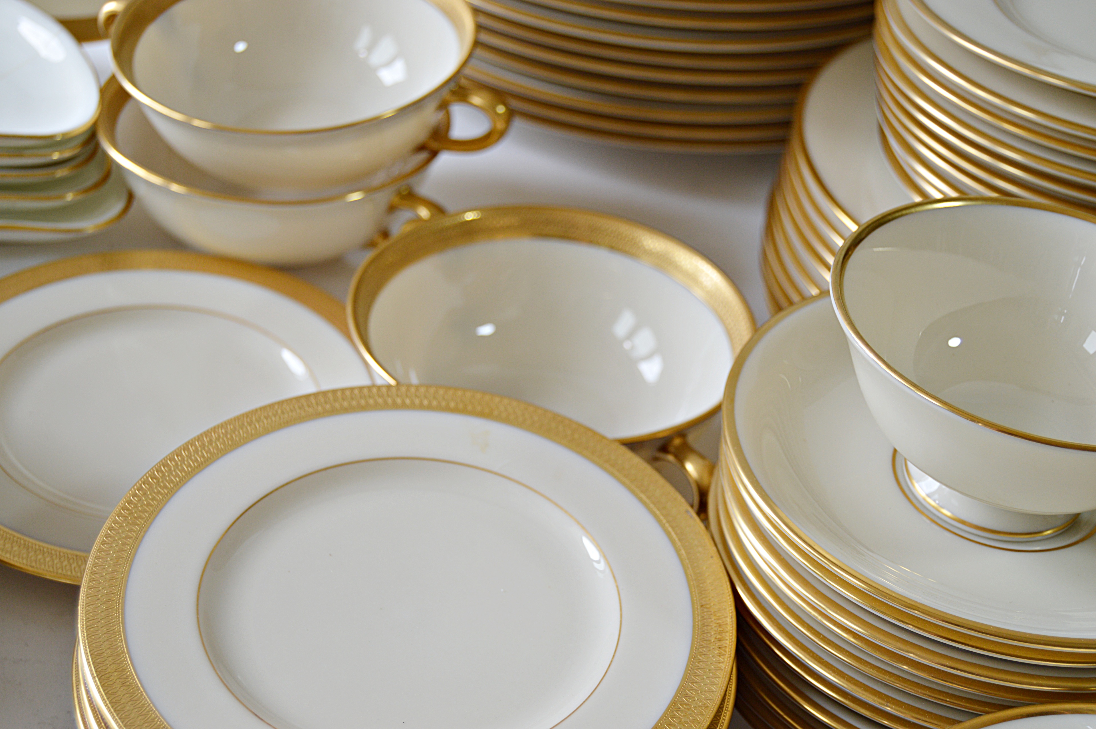 Lenox "Lowell", "Mansfield" China with Mintons