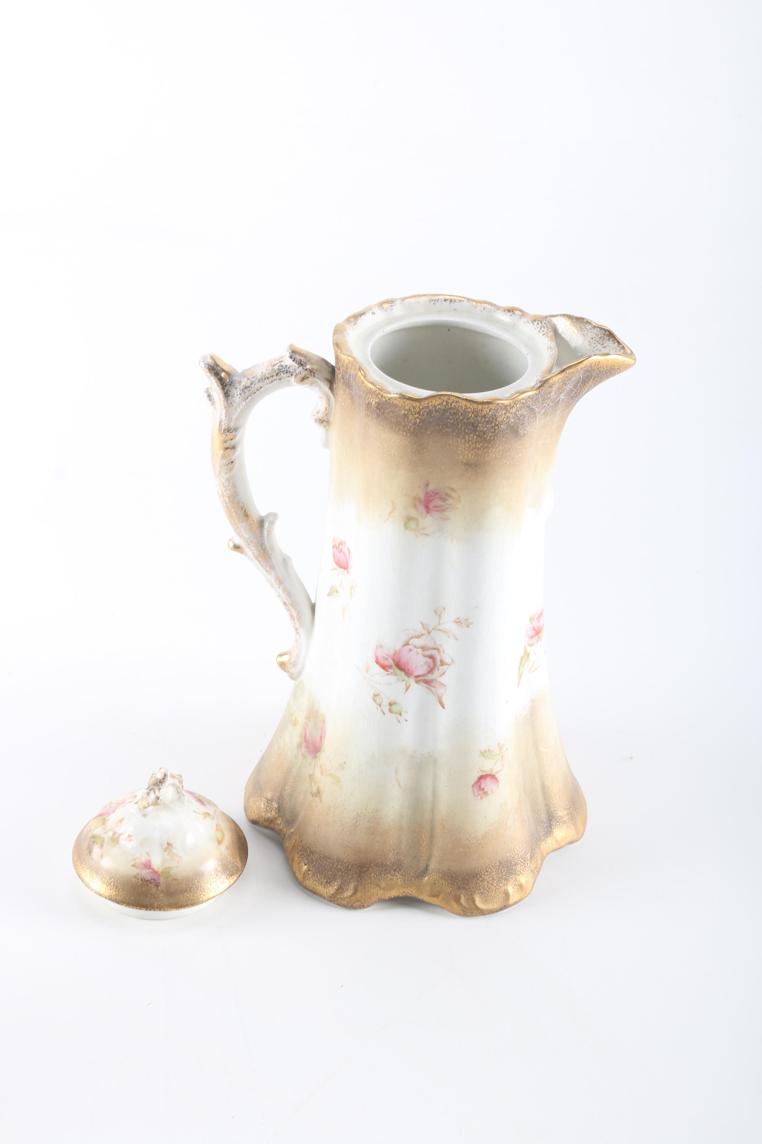 Warwick China Chocolate Pot