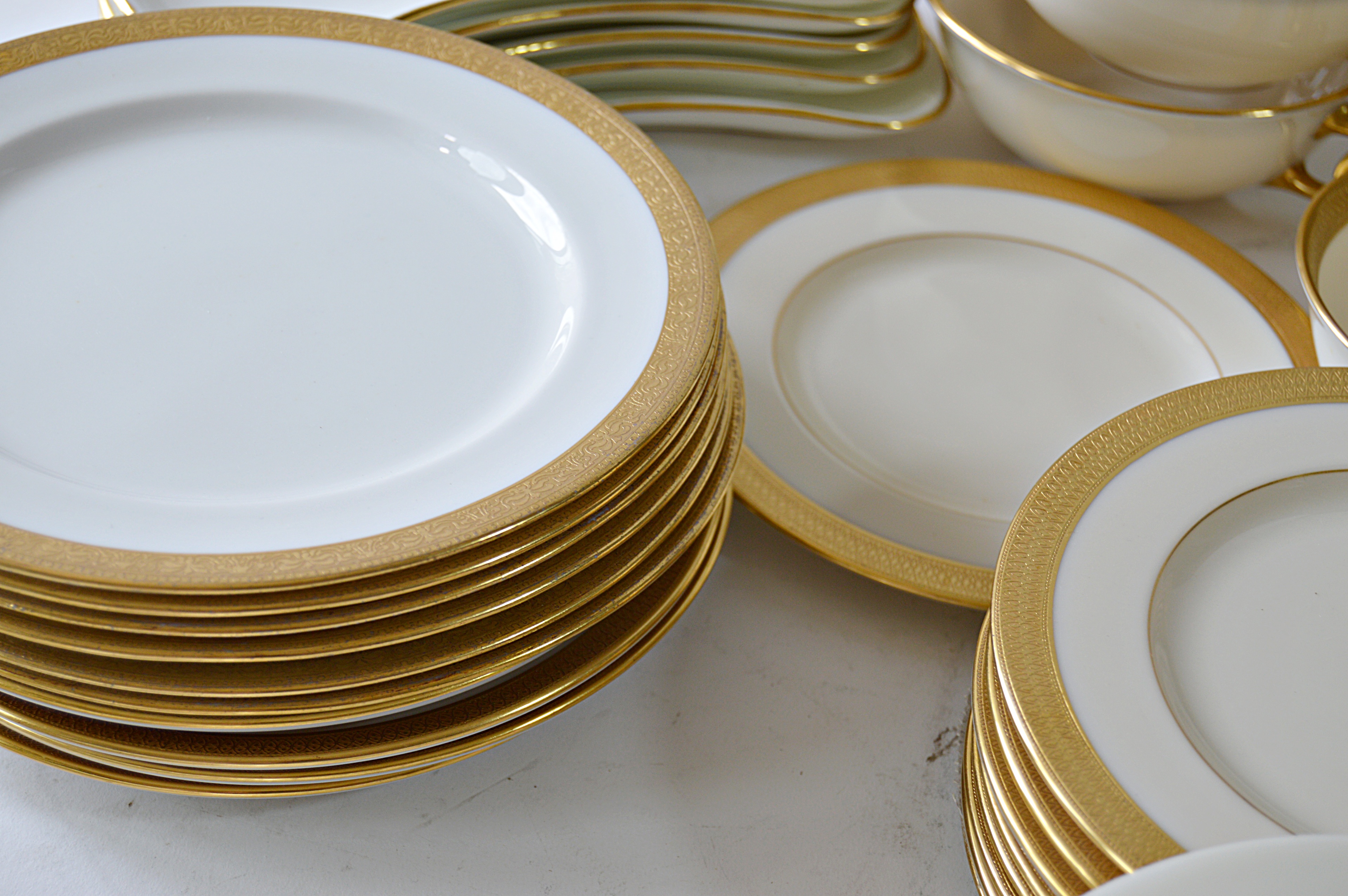 Lenox "Lowell", "Mansfield" China with Mintons