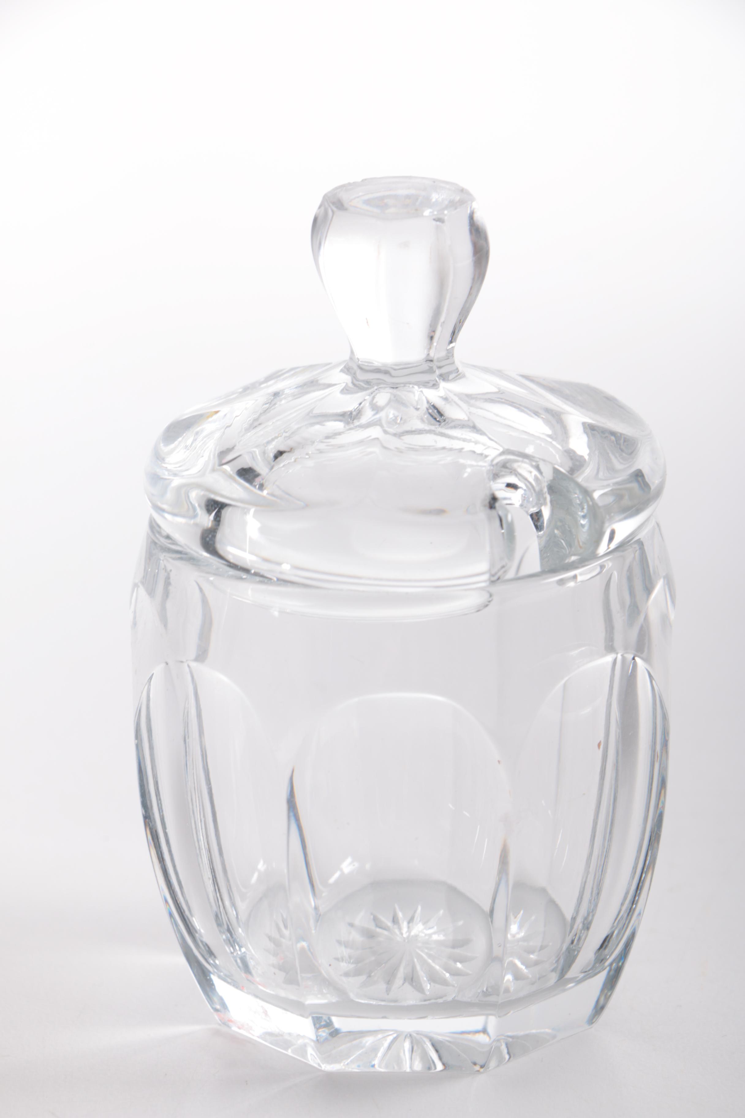 Crystal Ashtrays With Sugar Jar