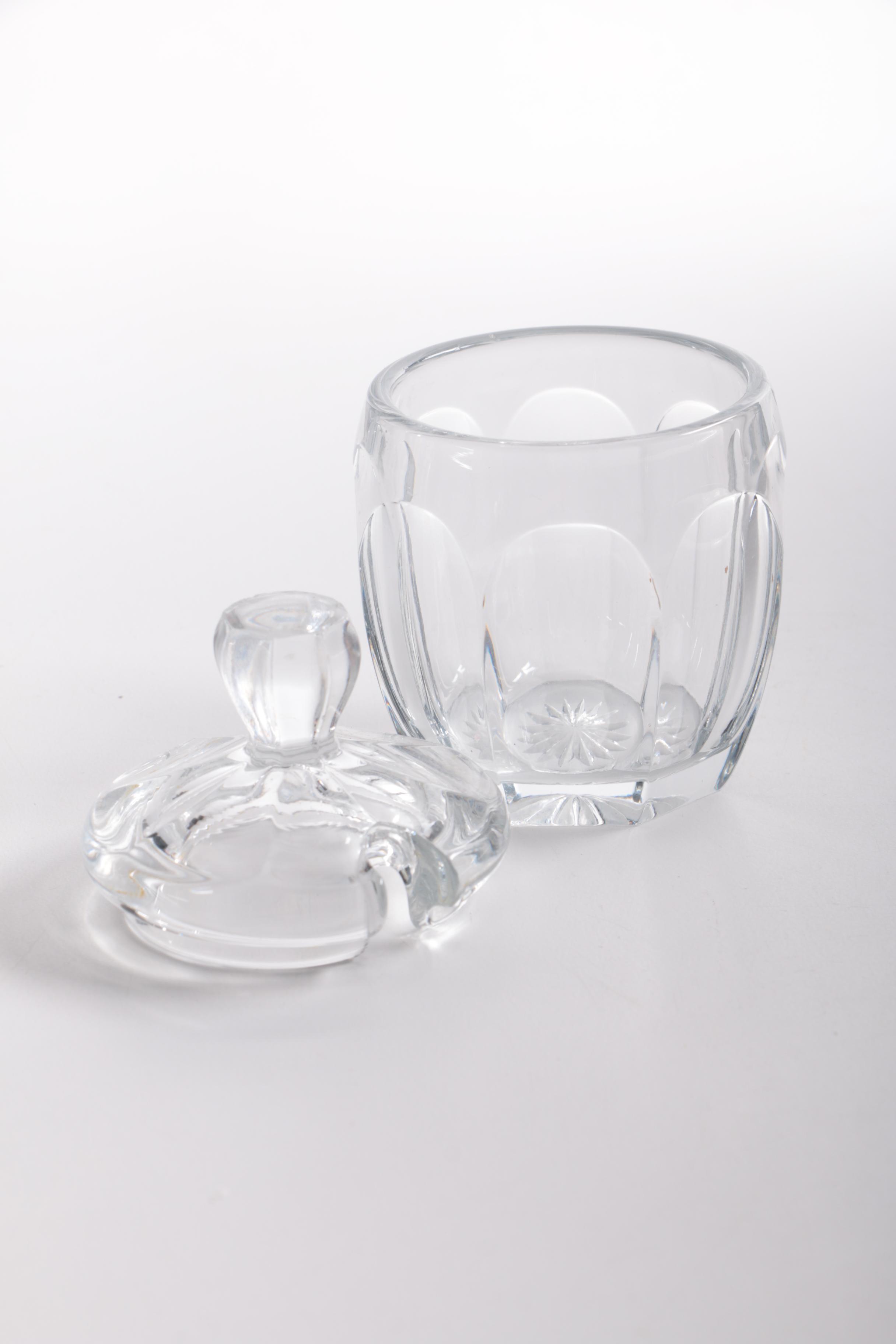 Crystal Ashtrays With Sugar Jar