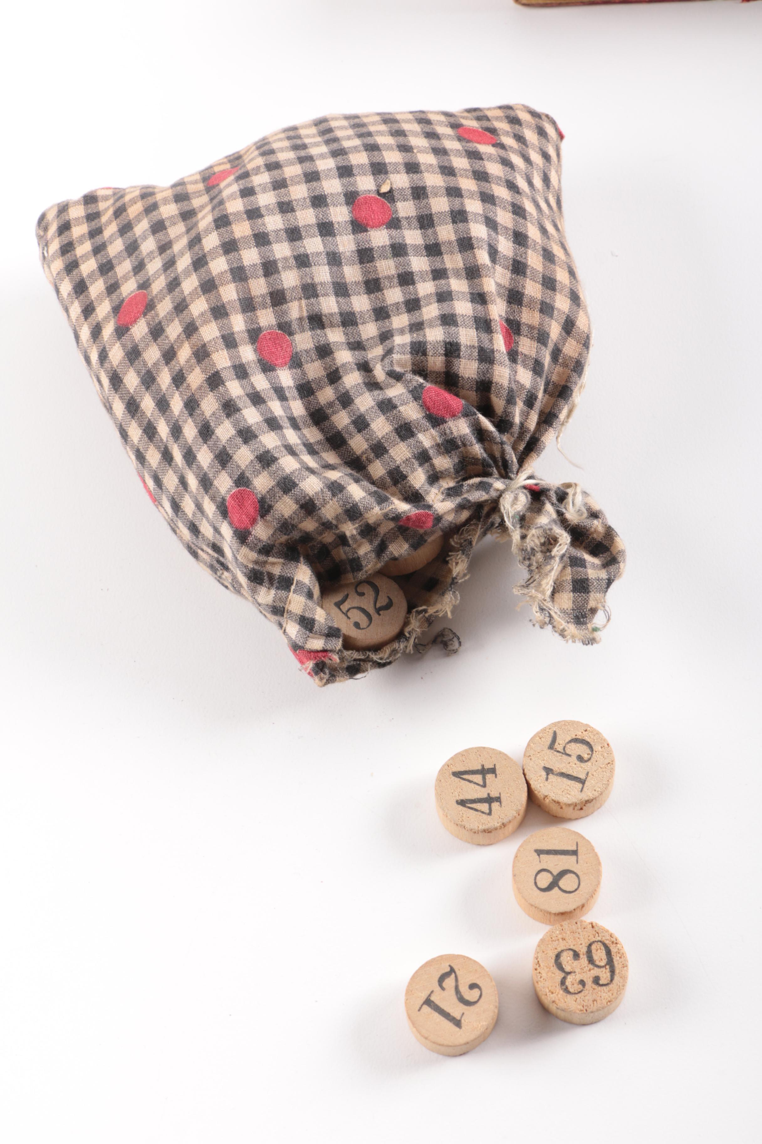 Vintage Lotto Board Game