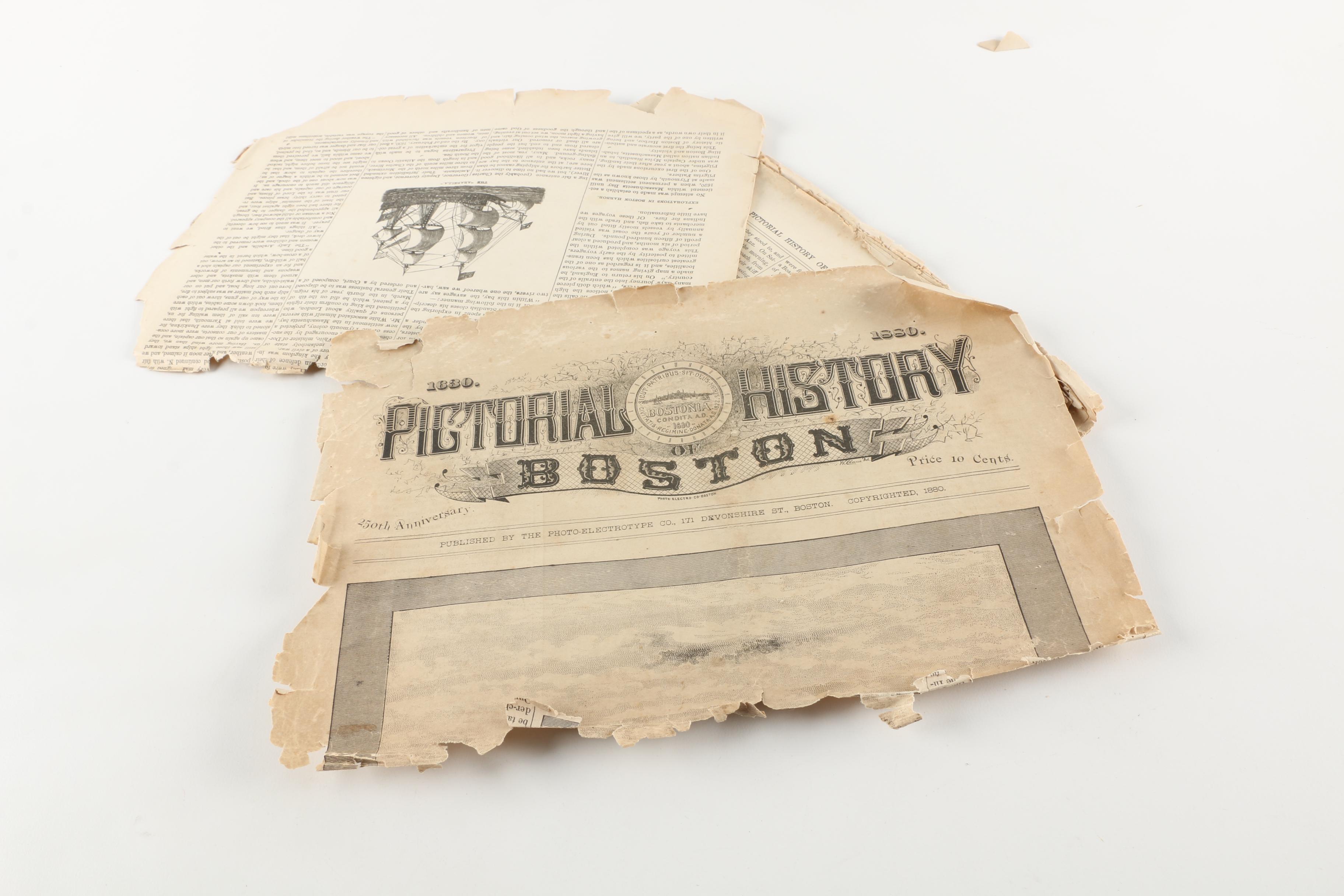 Collection of Vintage Maps and Newspapers