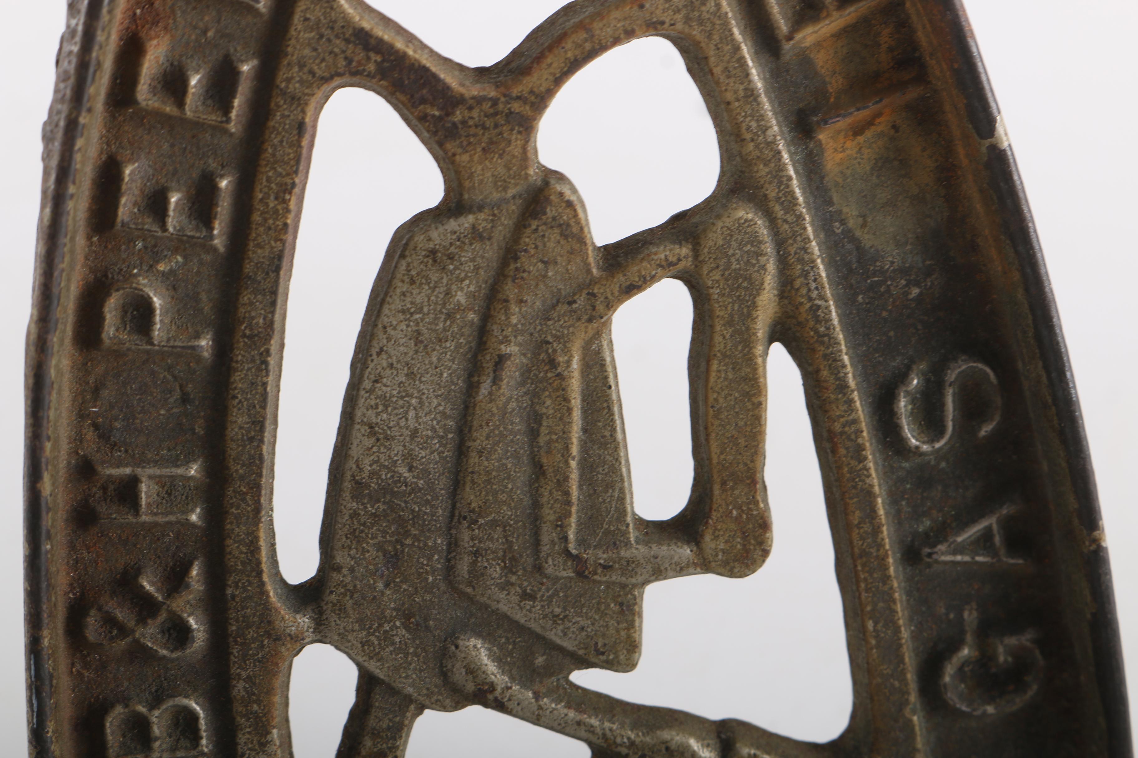 Cast Iron Flat Iron and Trivet