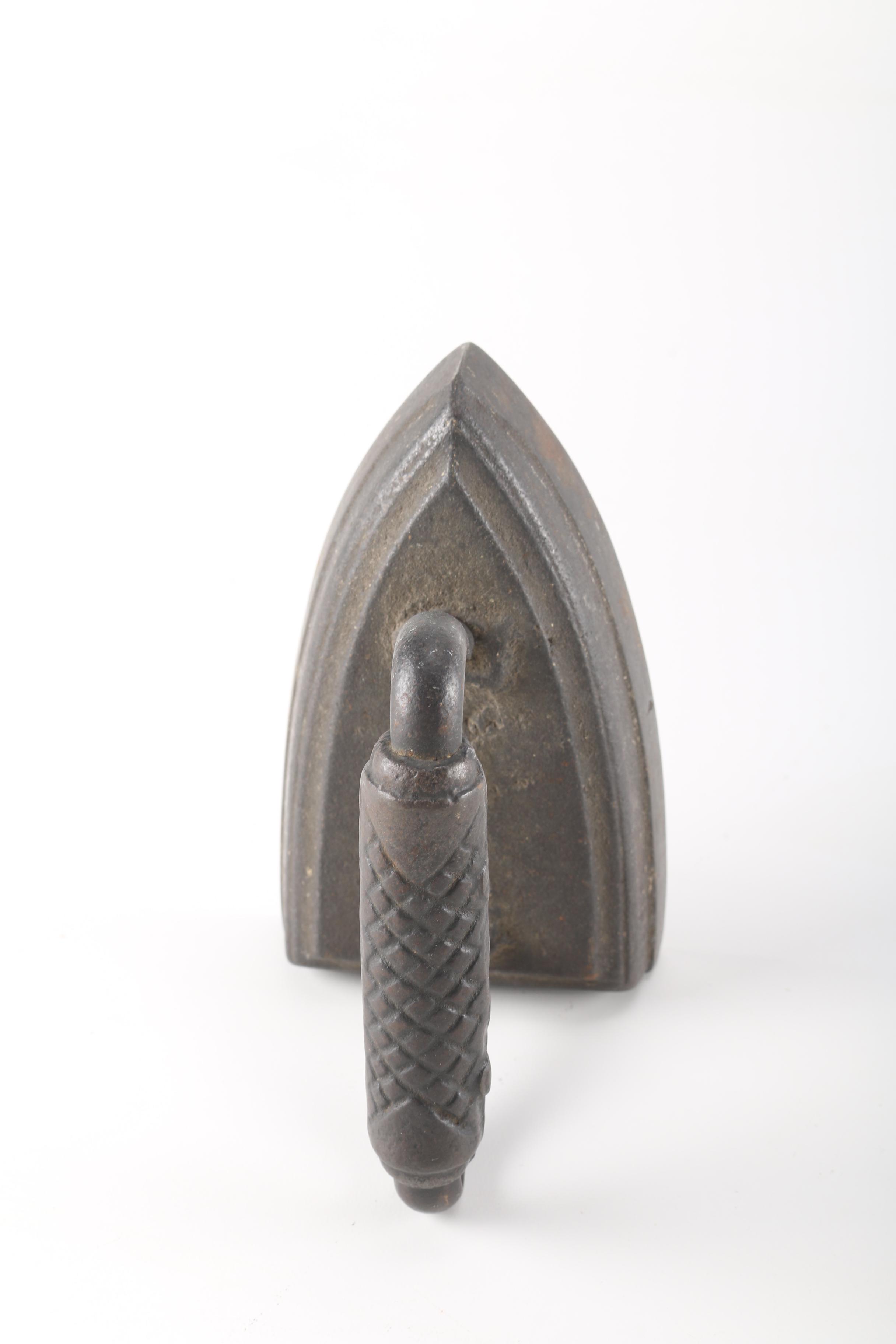 Cast Iron Flat Iron and Trivet