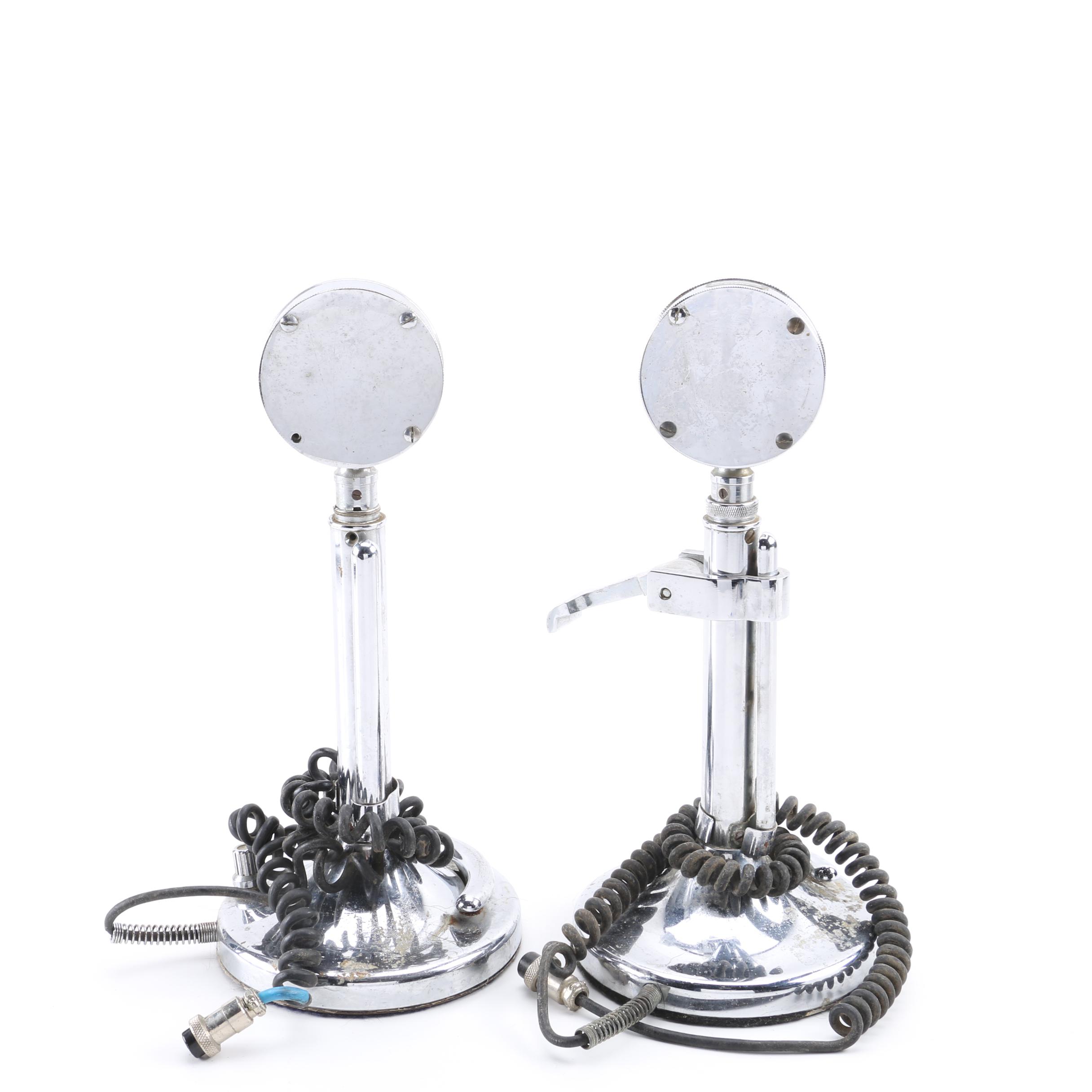 Vintage Astatic D-104 Silver Eagle Microphones