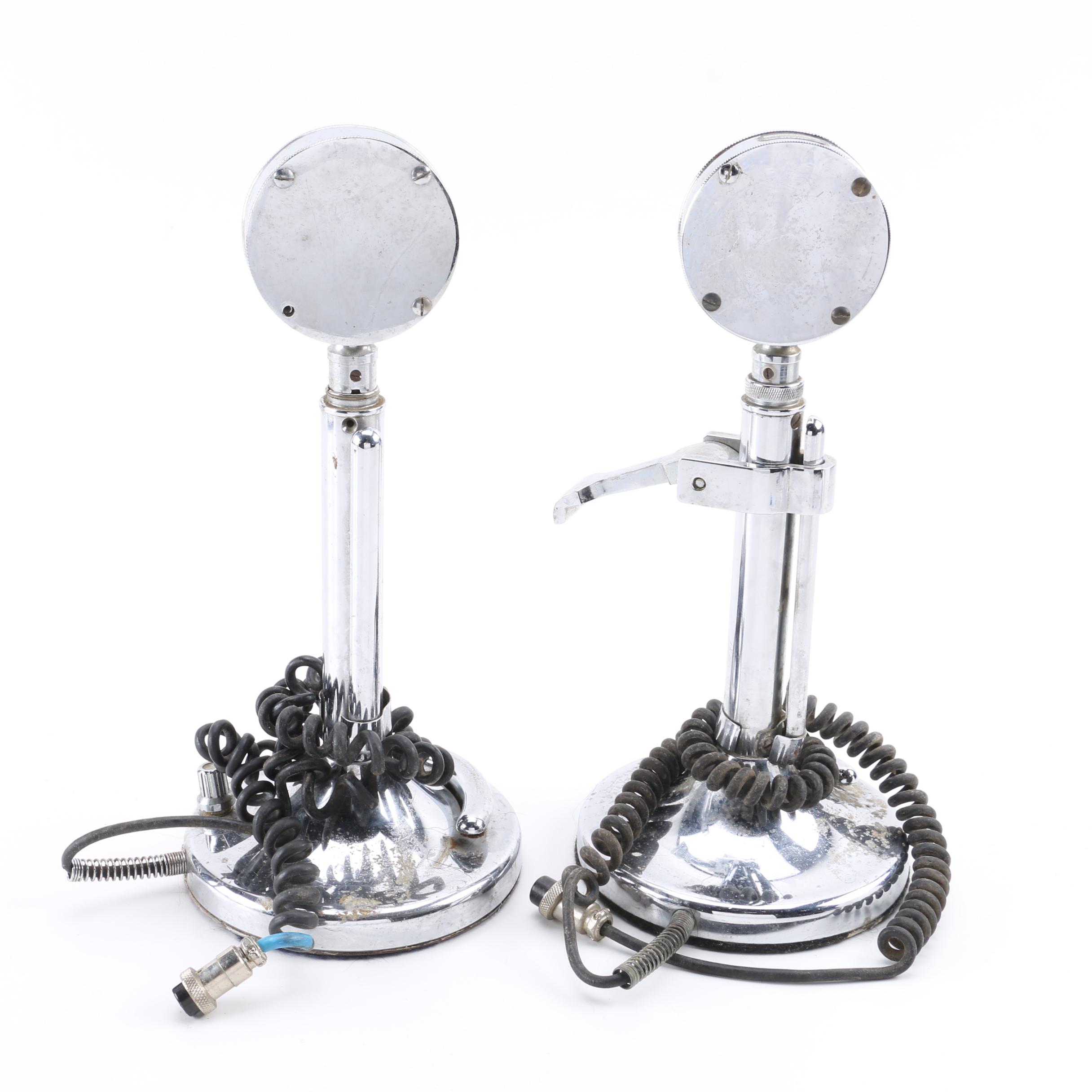 Vintage Astatic D-104 Silver Eagle Microphones