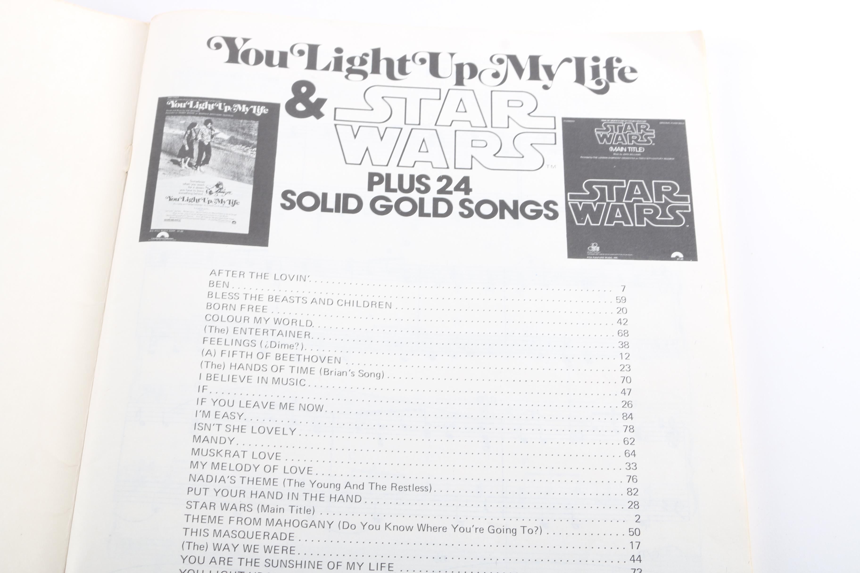 "Star Wars" Soundtrack LP and Songbook