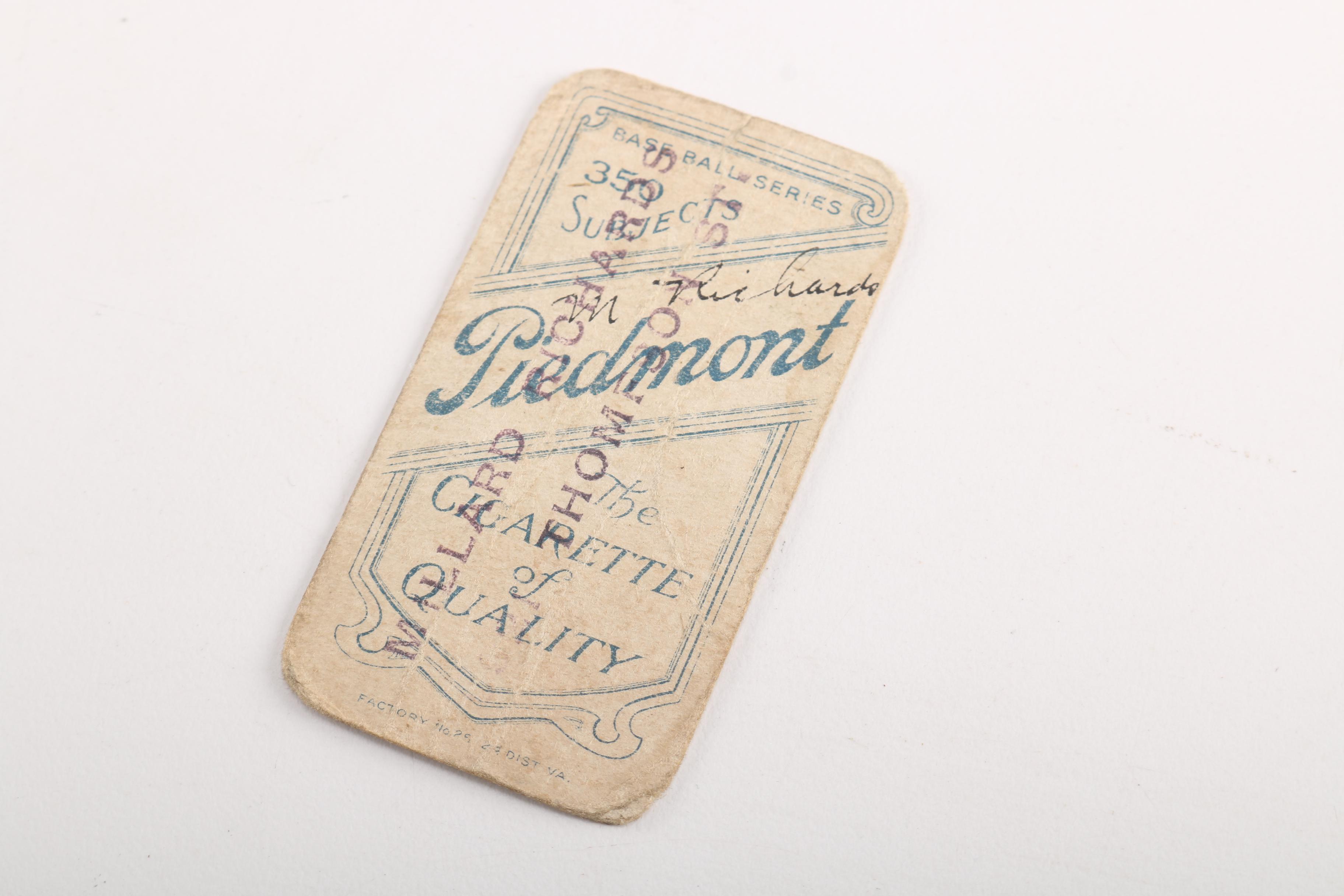 Early 1900s Tobacco Baseball Cards