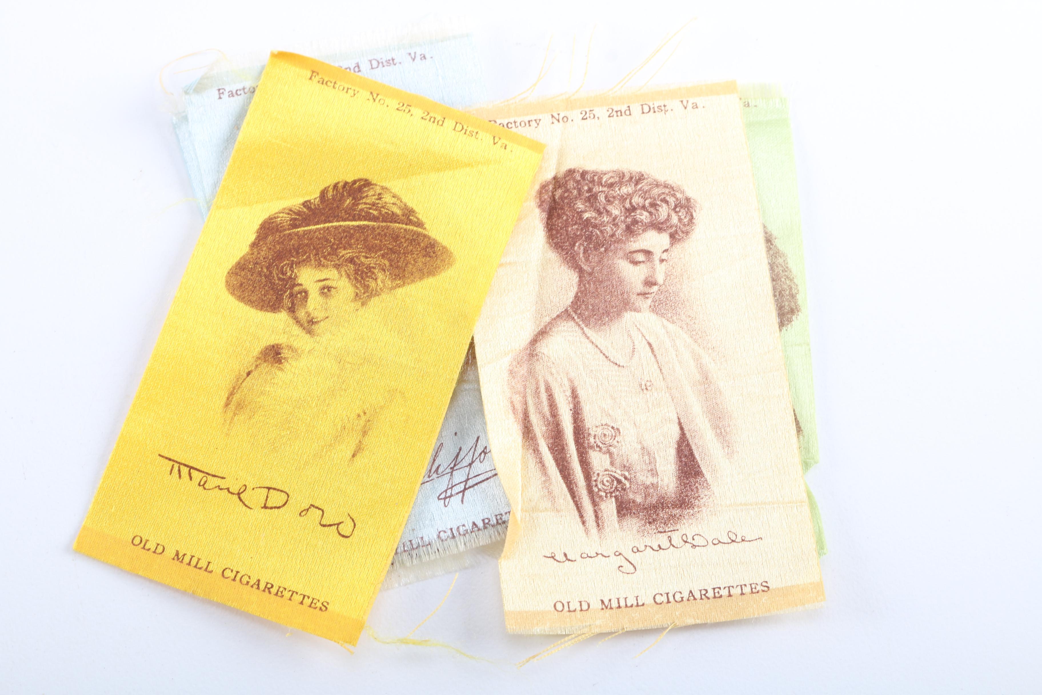 Early 20th Century Old Mill Cigarette Actress Silks