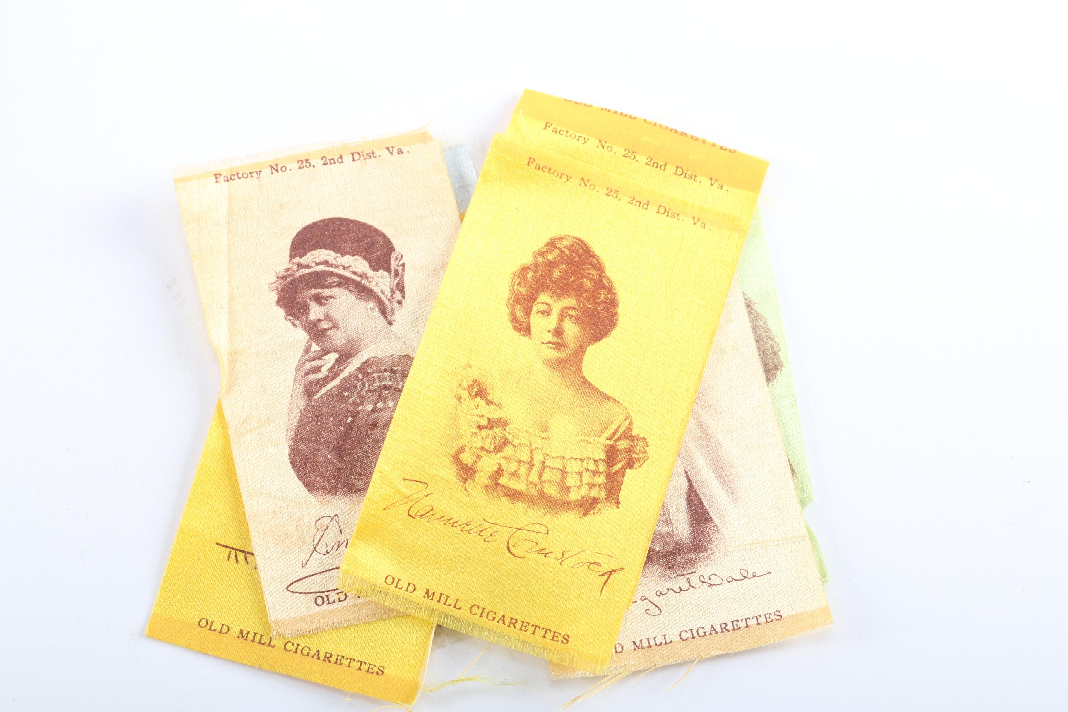 Early 20th Century Old Mill Cigarette Actress Silks