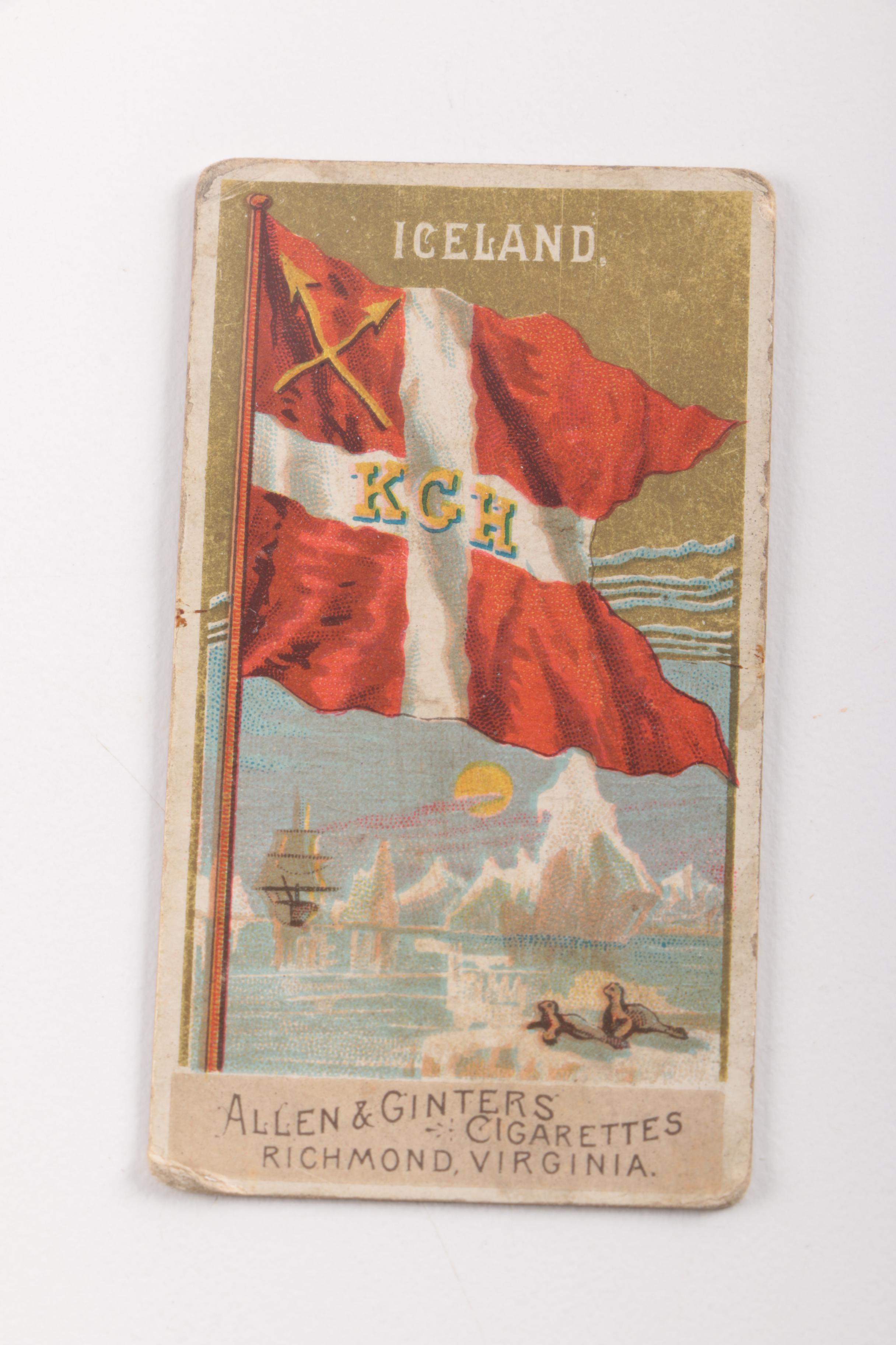 "Allen & Ginter's" Cigarette Advertising Cards