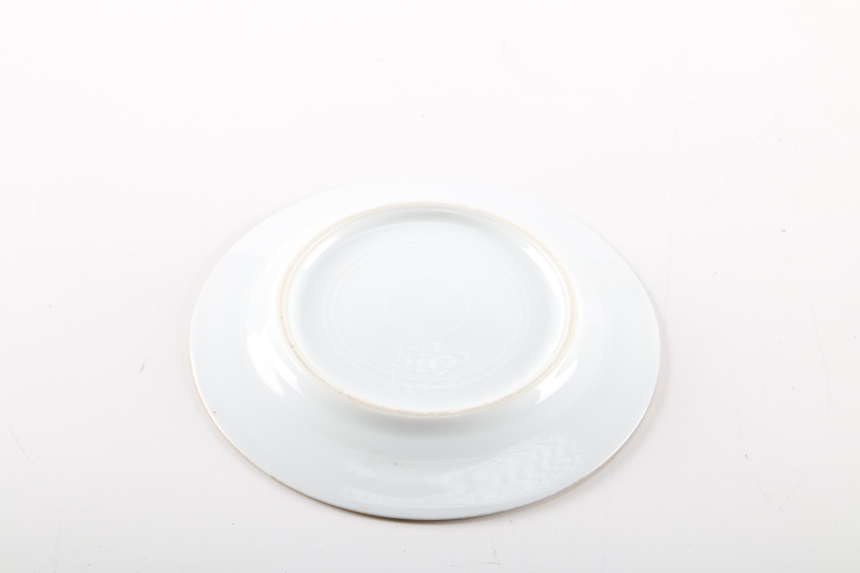 Porcelain Nippon Mayonnaise Bowl and Jam Jar Cover