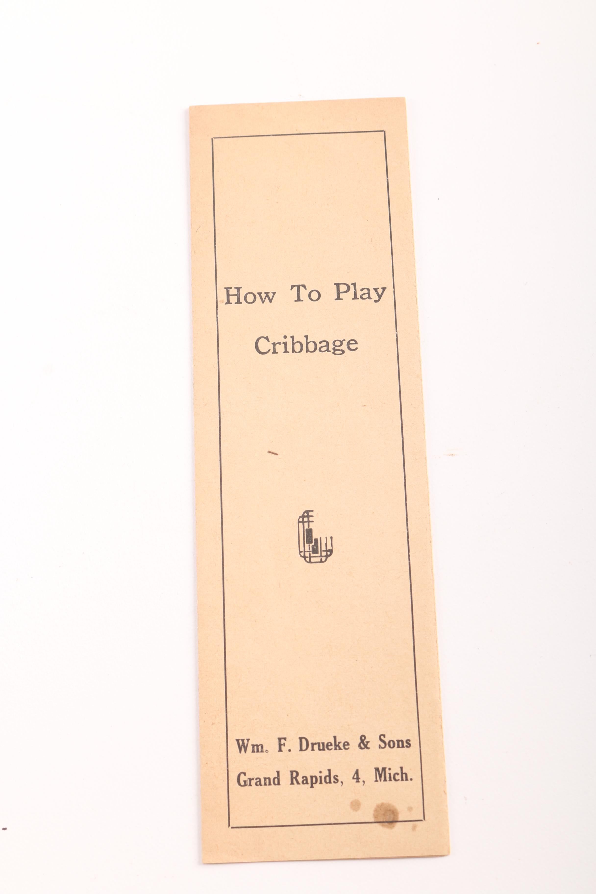 Handmade Dominoes and Drueke Cribbage Board