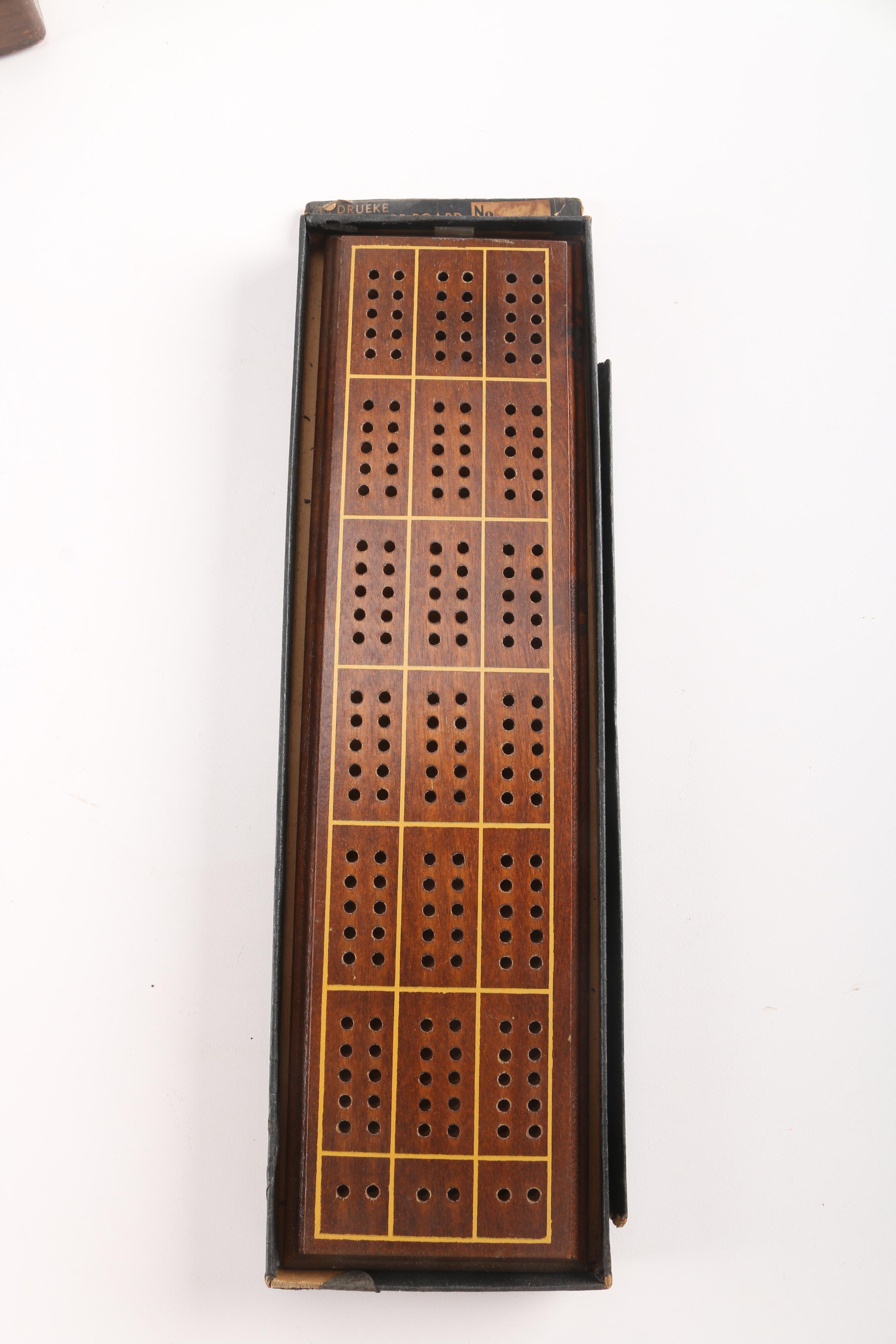 Handmade Dominoes and Drueke Cribbage Board