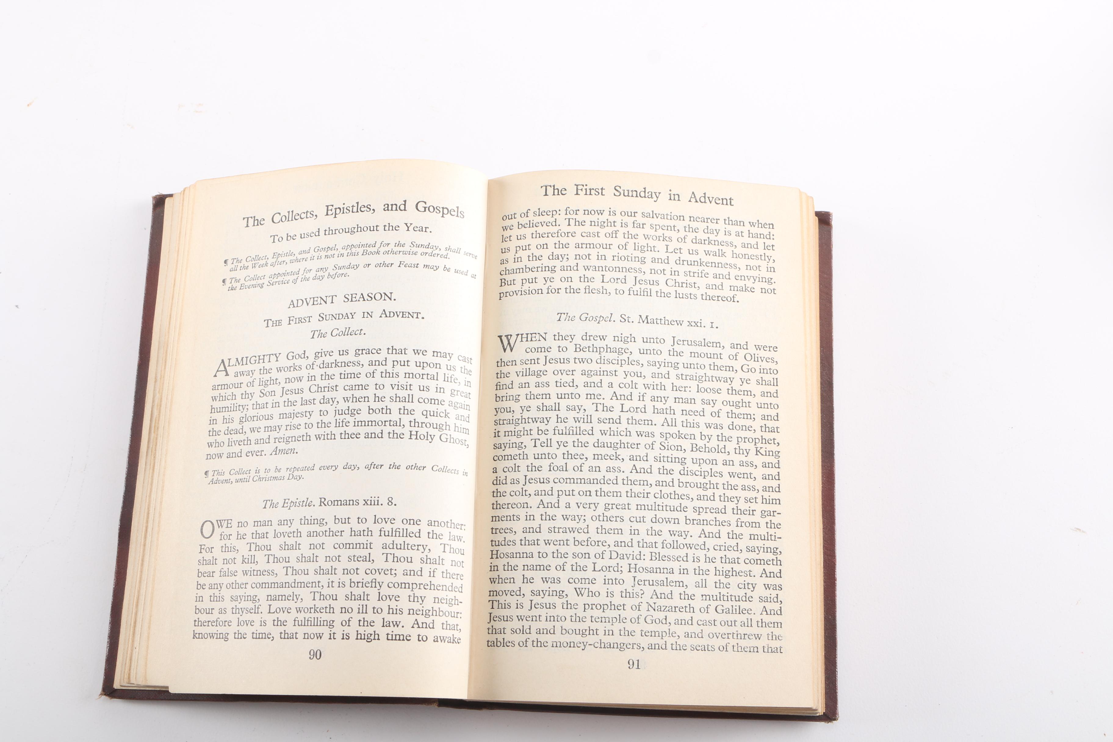 Holy Bible and Prayer Books