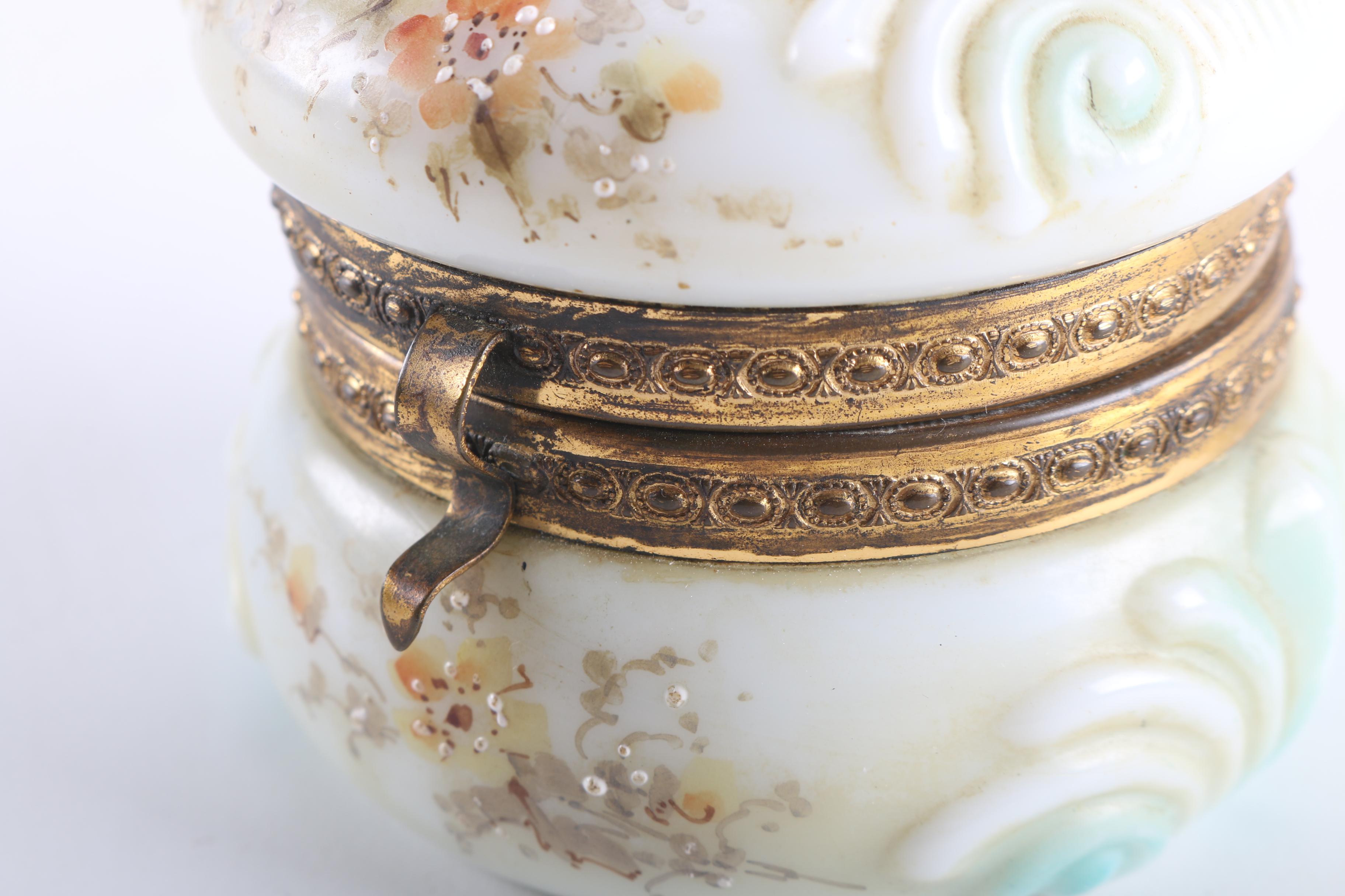 C.F. Monroe Wave Crest Trinket Box and Antique Shaving Mug