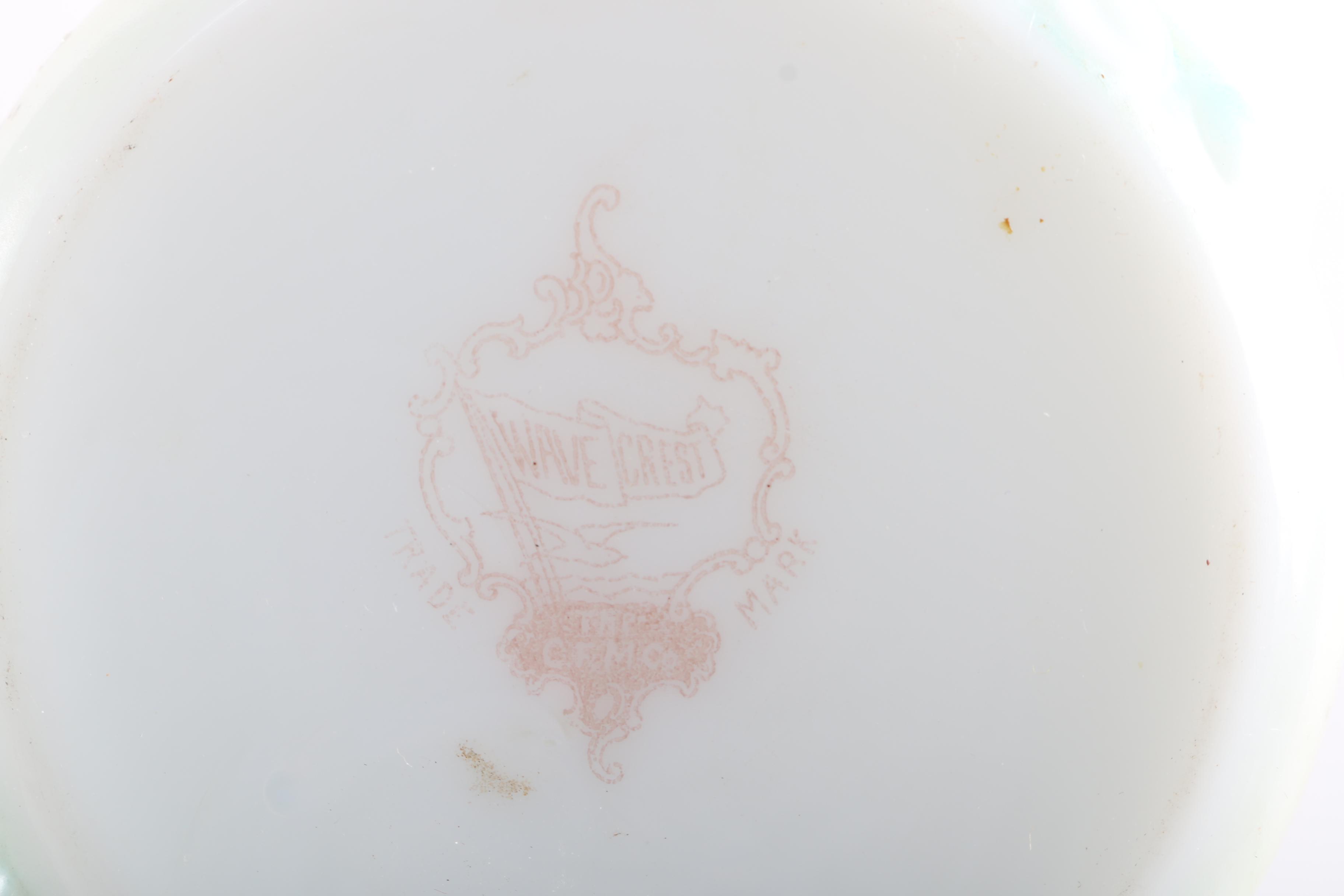 C.F. Monroe Wave Crest Trinket Box and Antique Shaving Mug