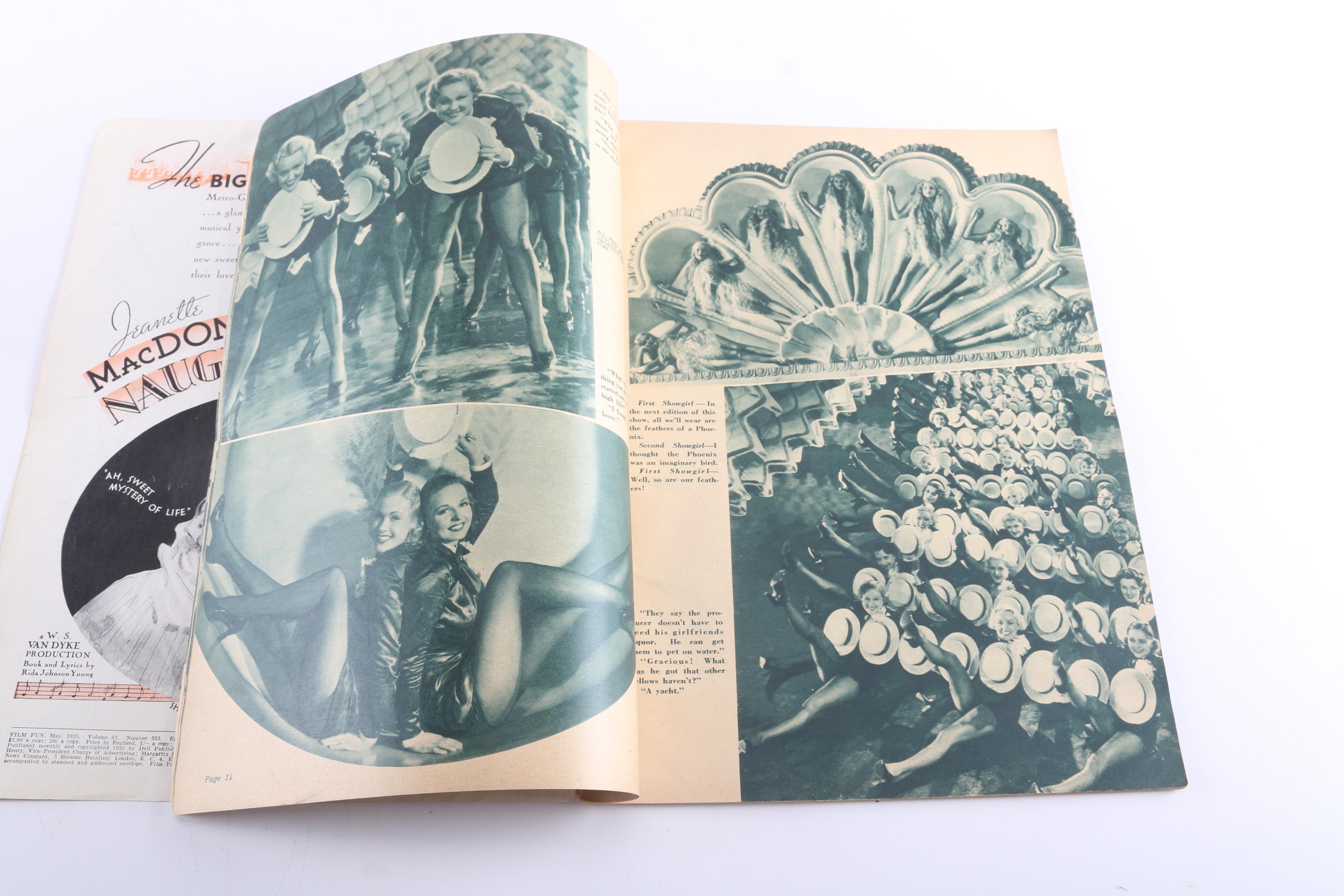 1930s "Film Fun" and "Screen Humor" Magazines