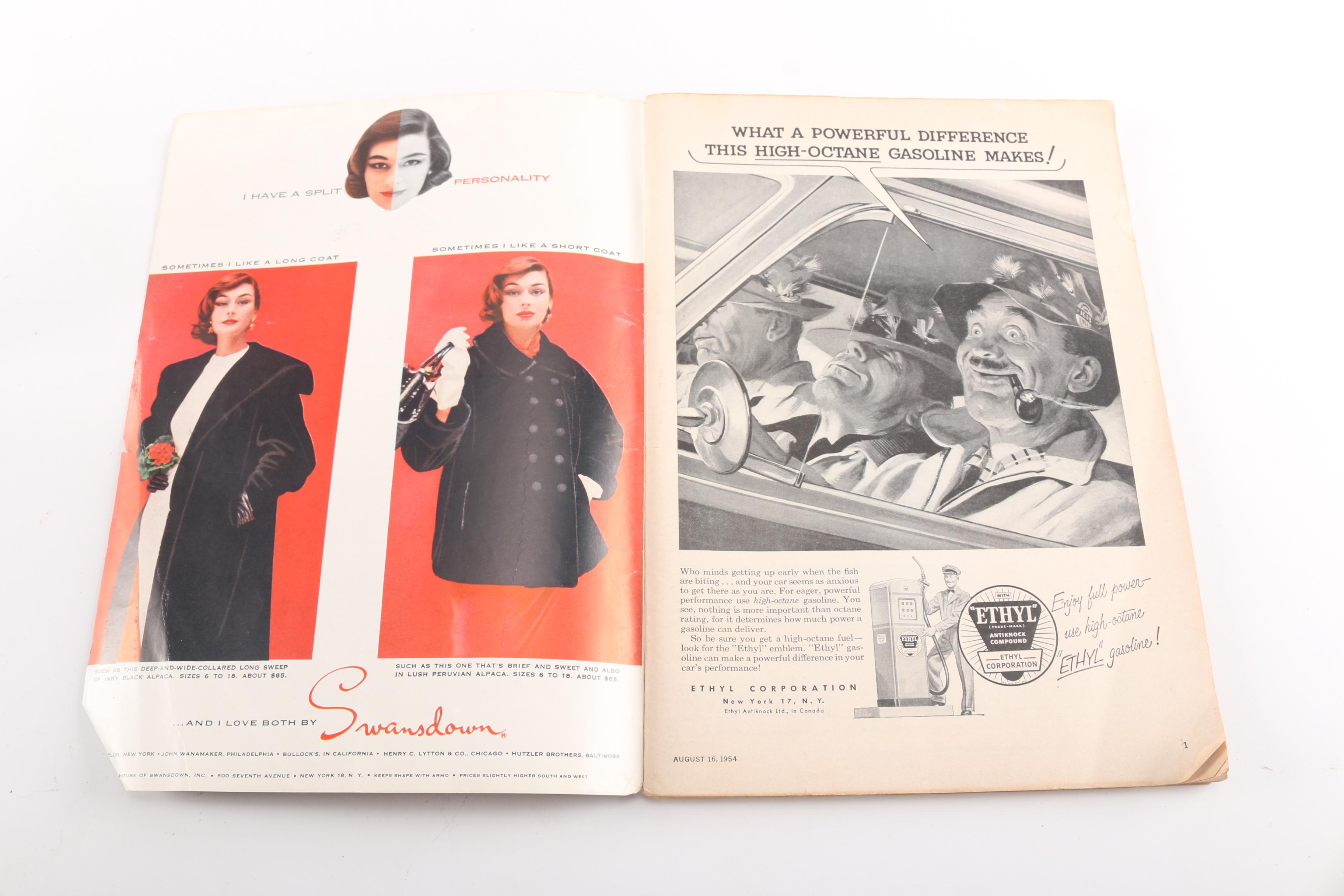 1954 First Issue "Sports Illustrated" Magazine