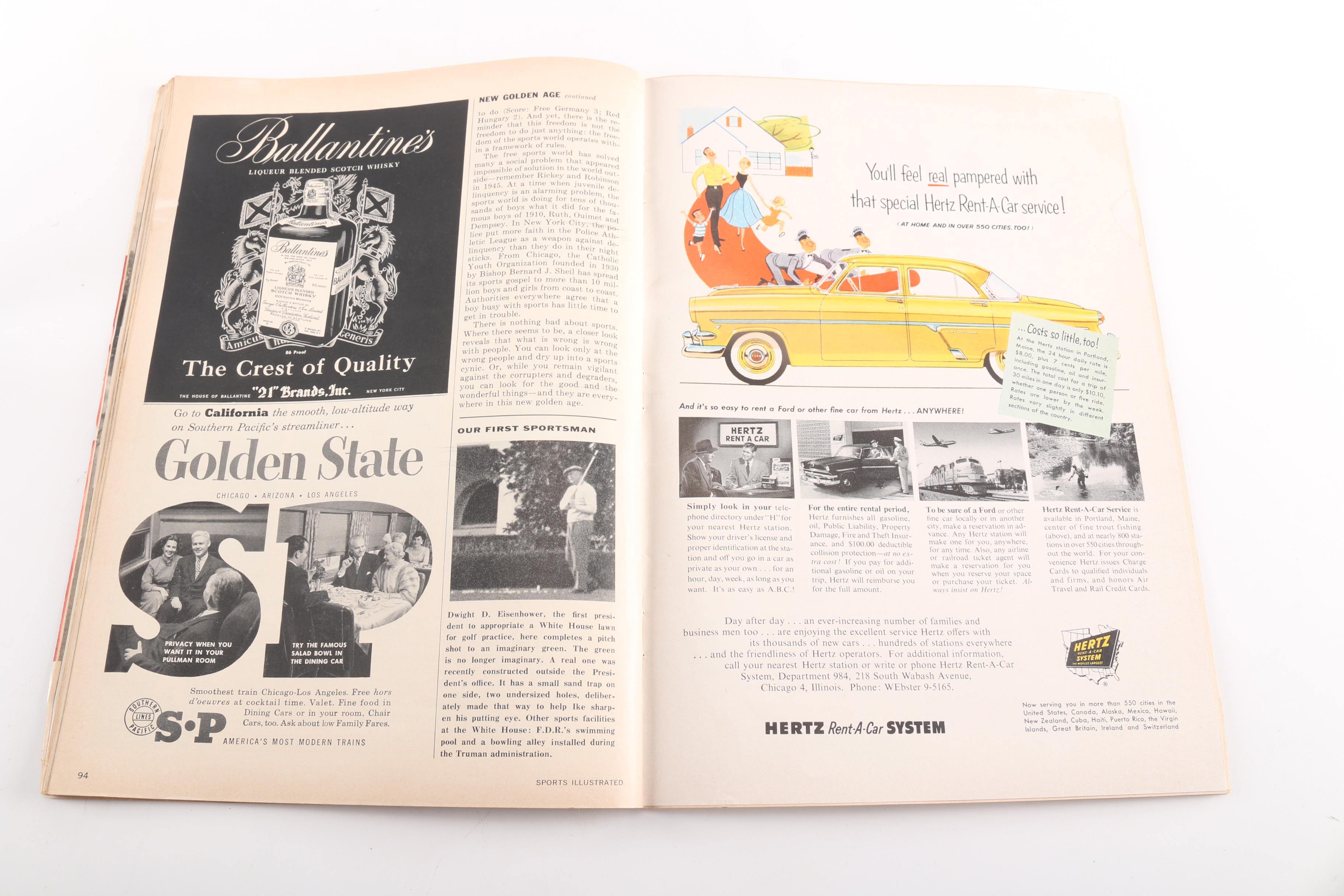 1954 First Issue "Sports Illustrated" Magazine