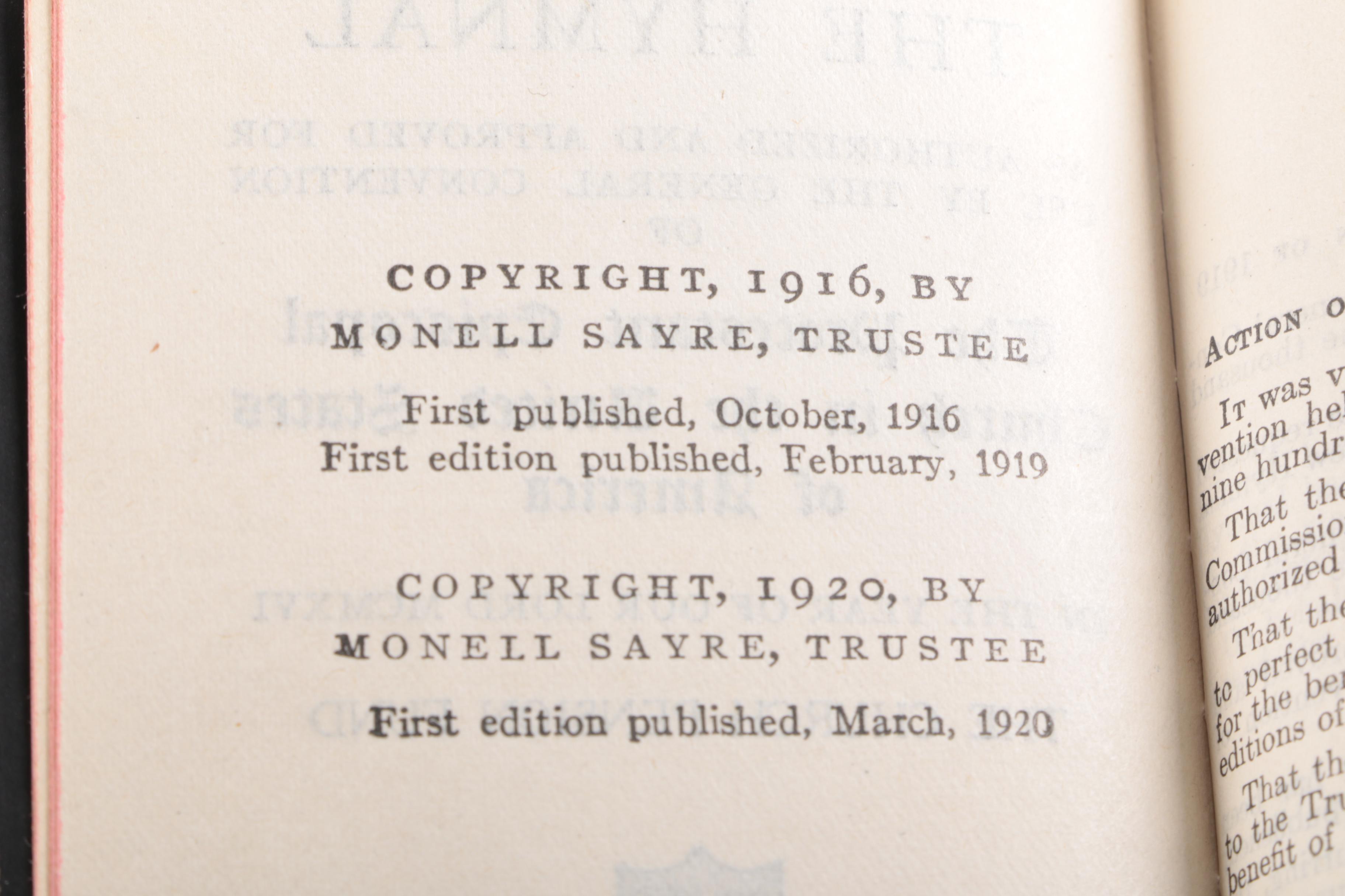 "The New Testament" and "Common Prayer" Book