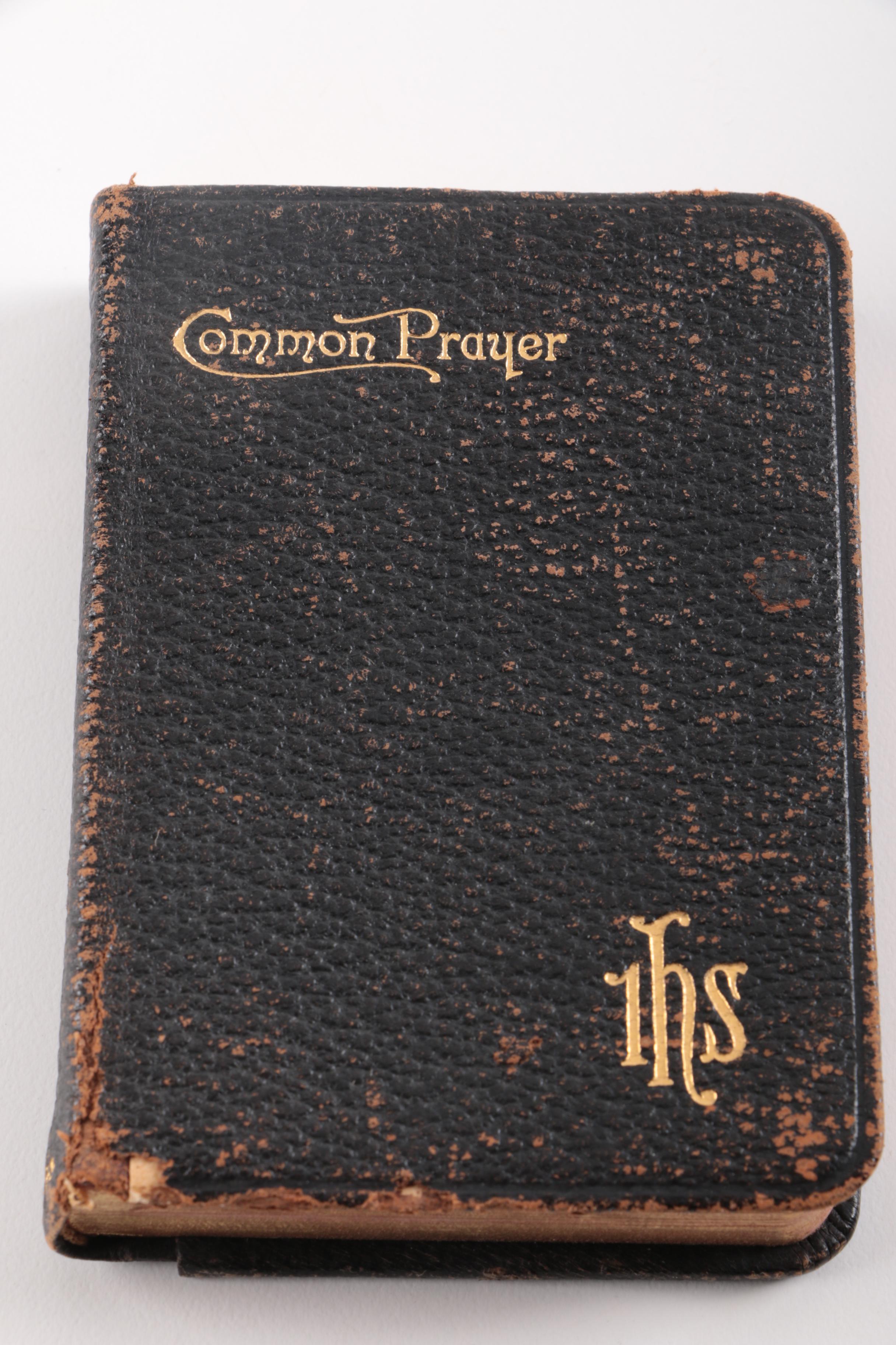 "The New Testament" and "Common Prayer" Book
